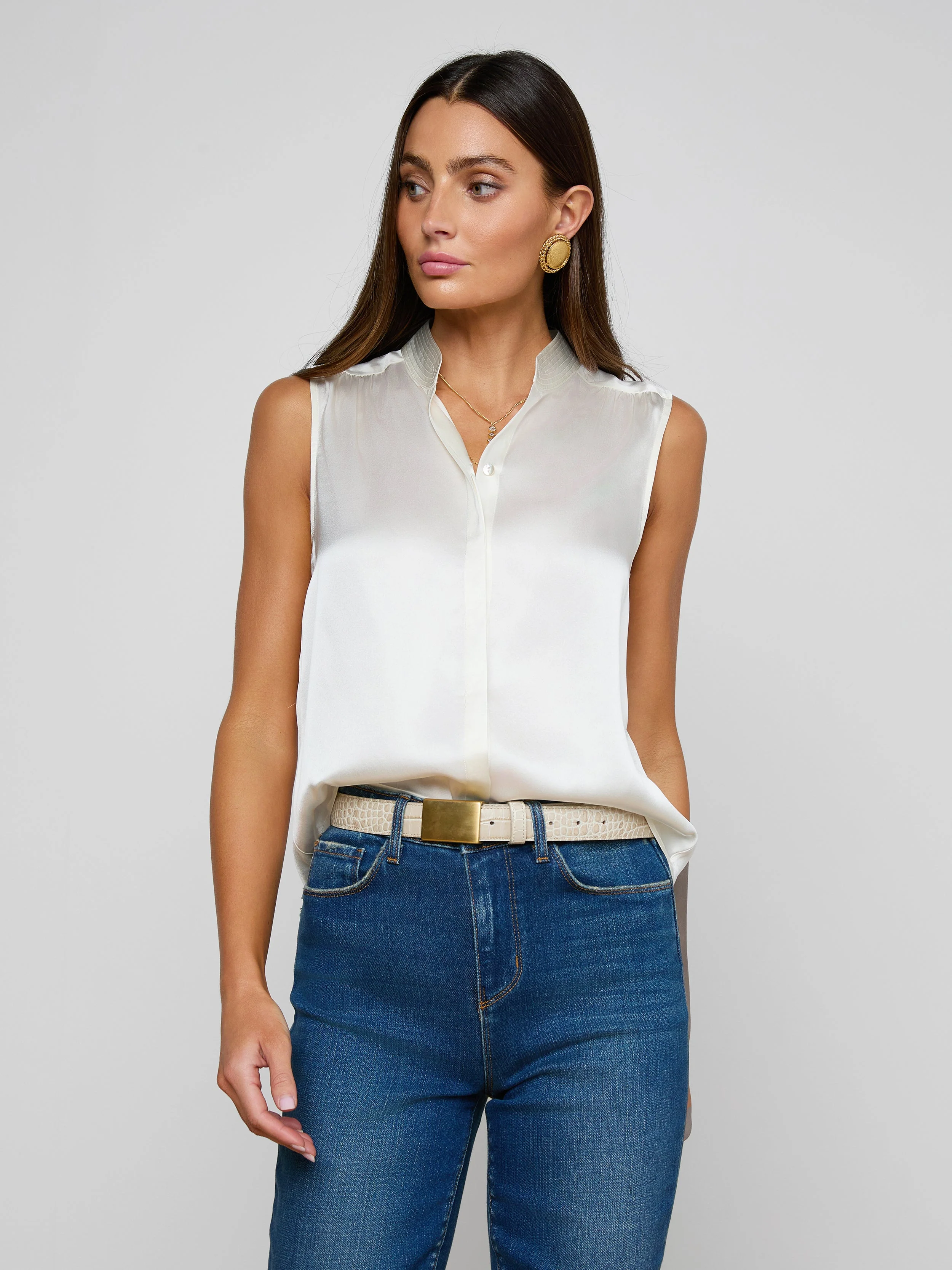 L'AGENCE - Phoebe Silk Blouse