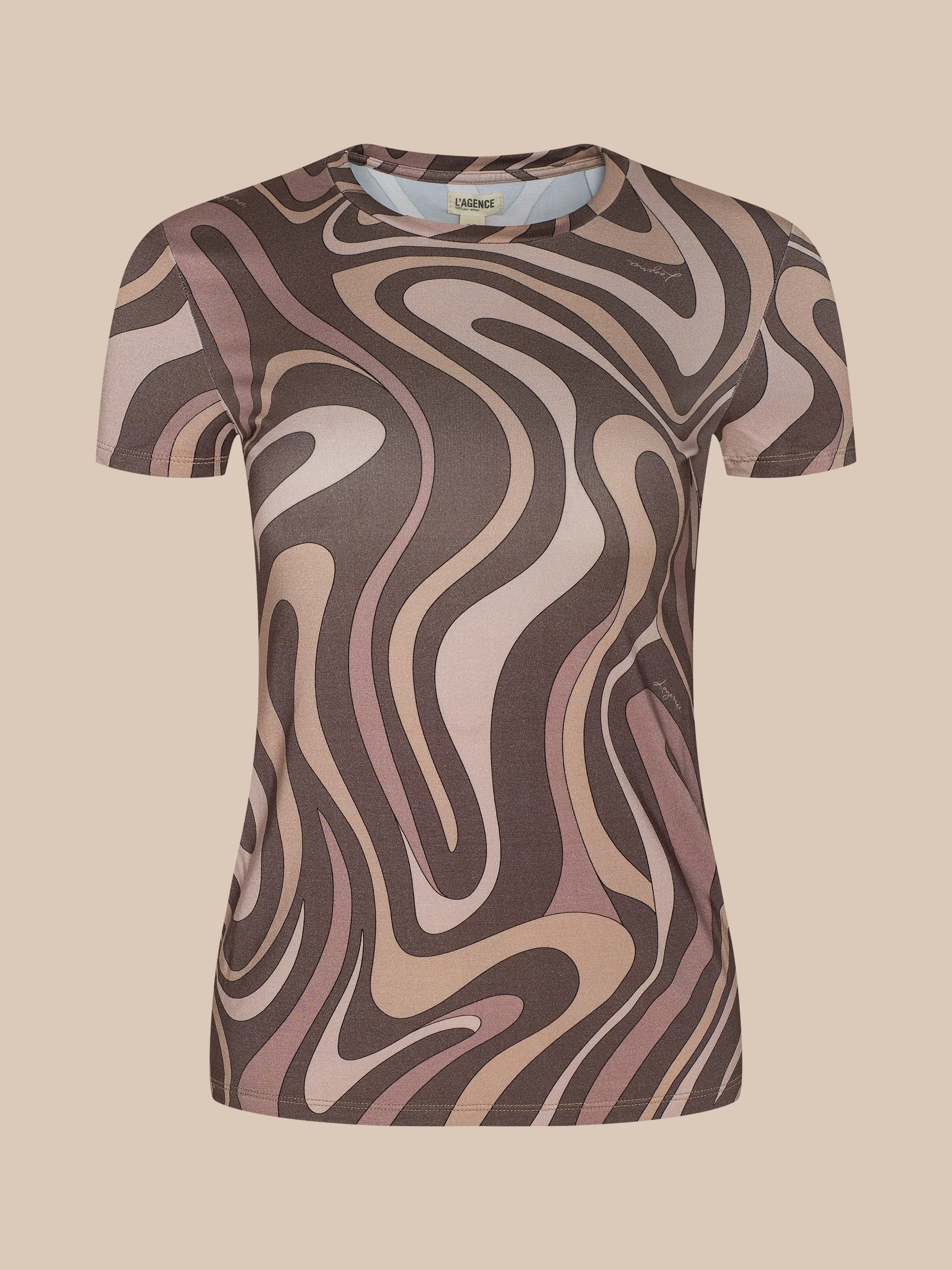 L'AGENCE - Ressi Fitted Tee - Image 7
