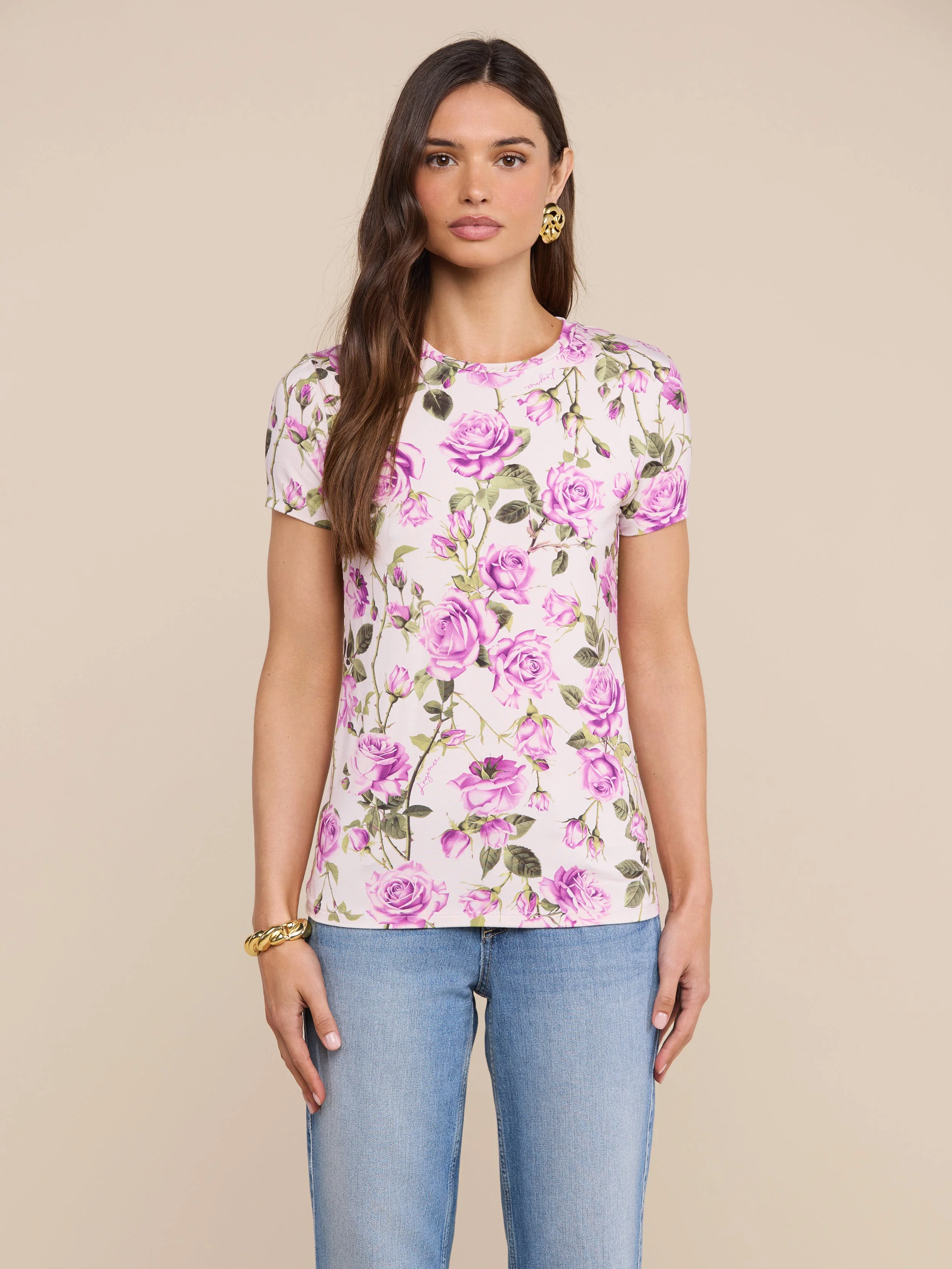 L'AGENCE - Ressi Fitted Tee - Image 2
