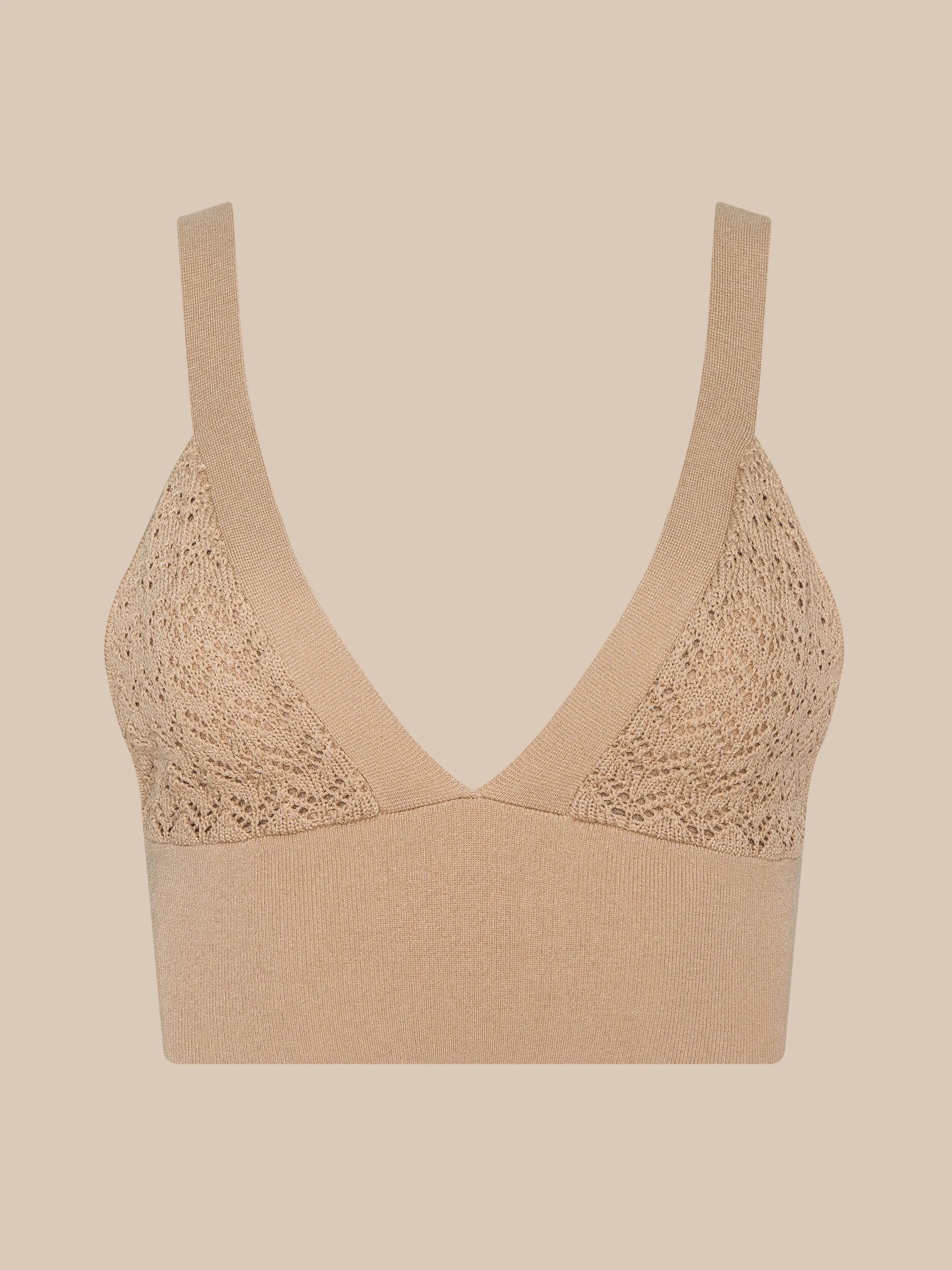 L'AGENCE - Reverie Pointelle Knit Bralette - Image 6