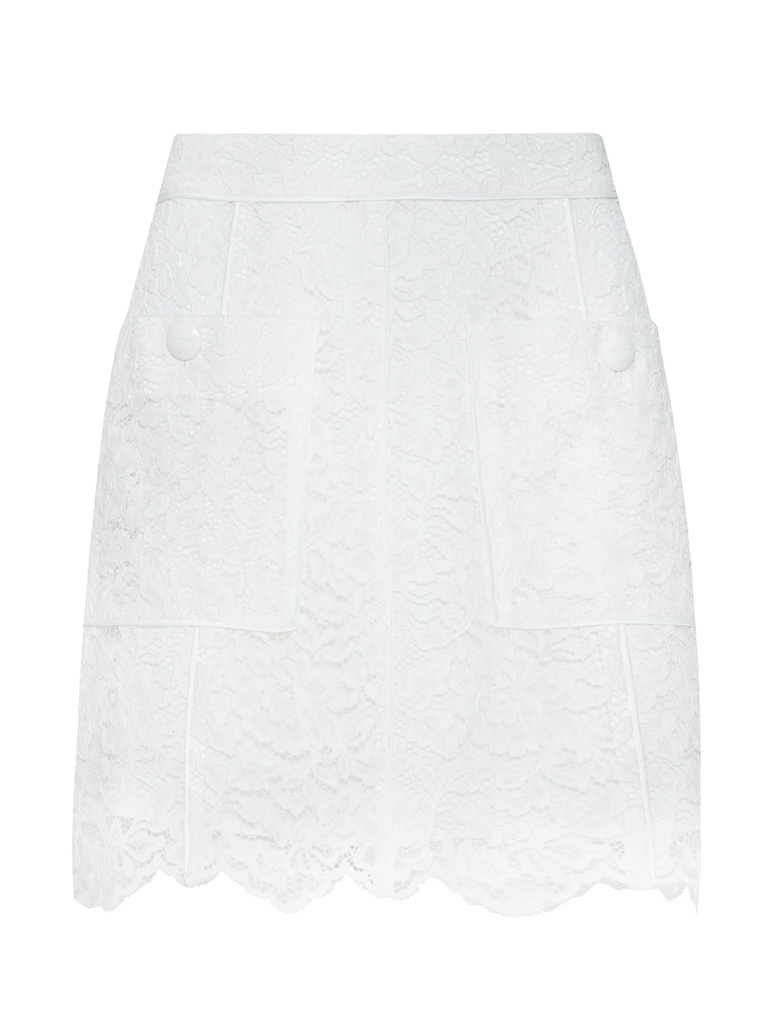 L'AGENCE - Riven Lace Mini Skirt - Image 6