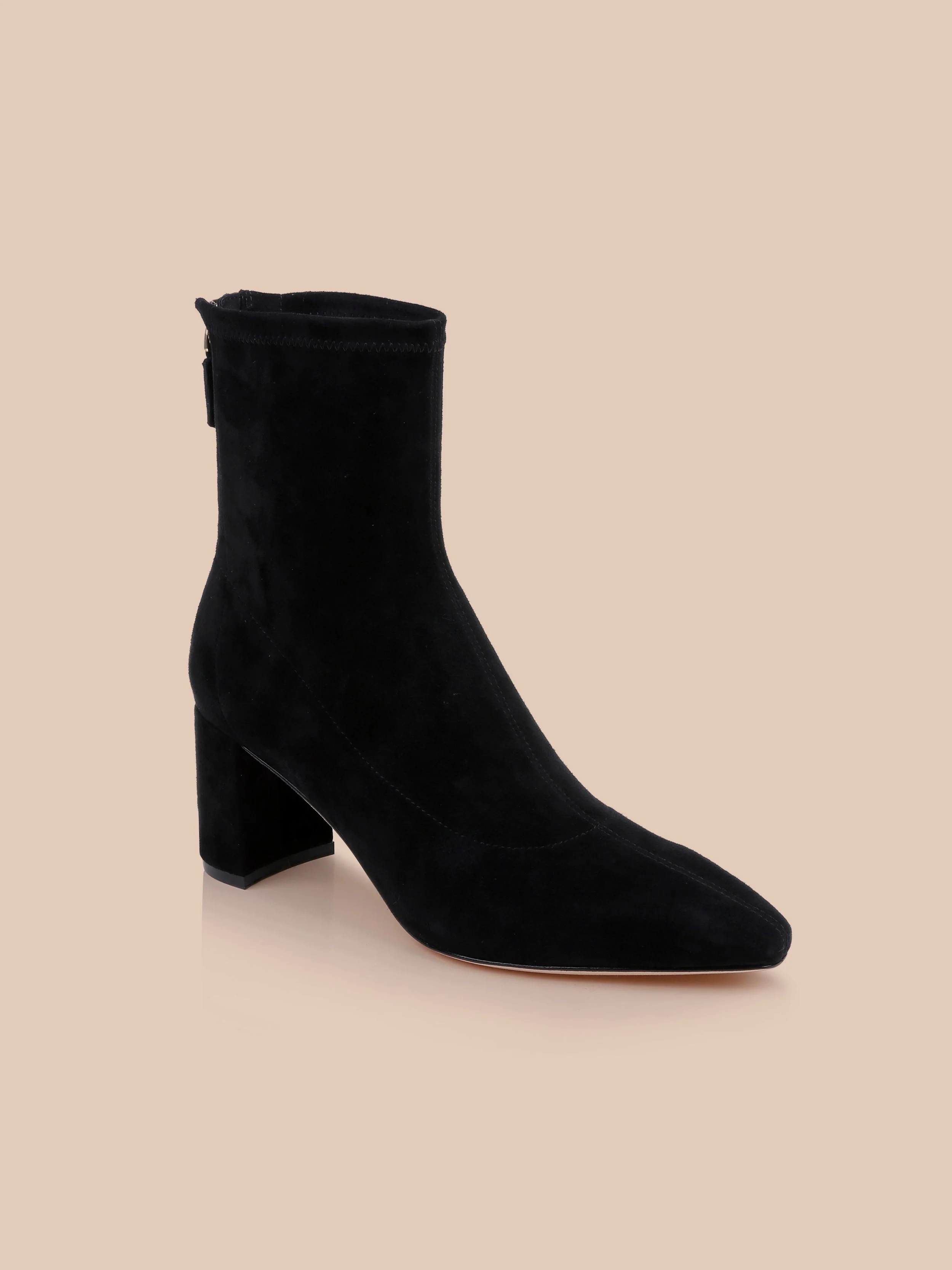 L'AGENCE - Salome Stretch Suede Boot - Image 2