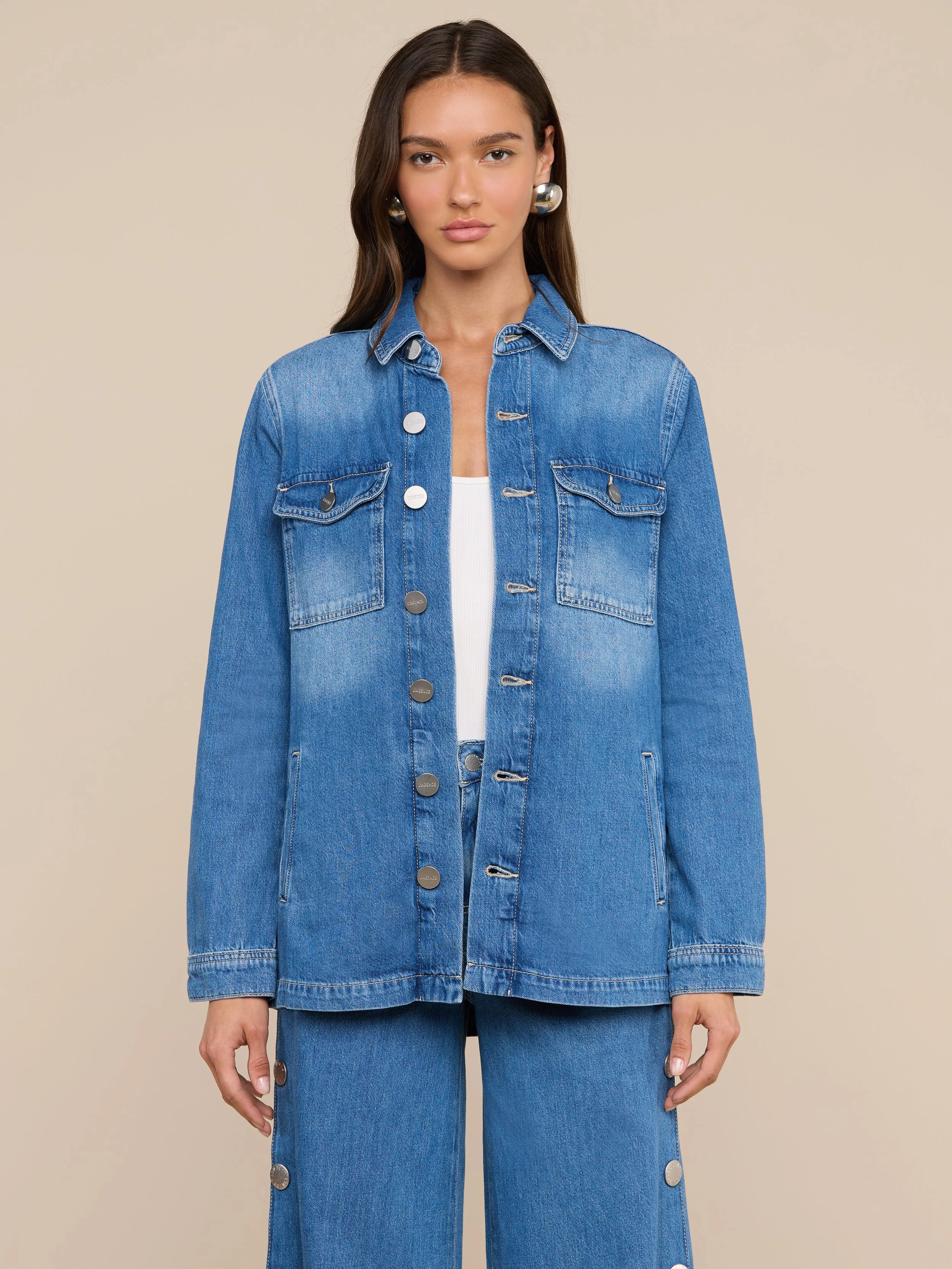 L'AGENCE - Samaya Jean Jacket - Image 2