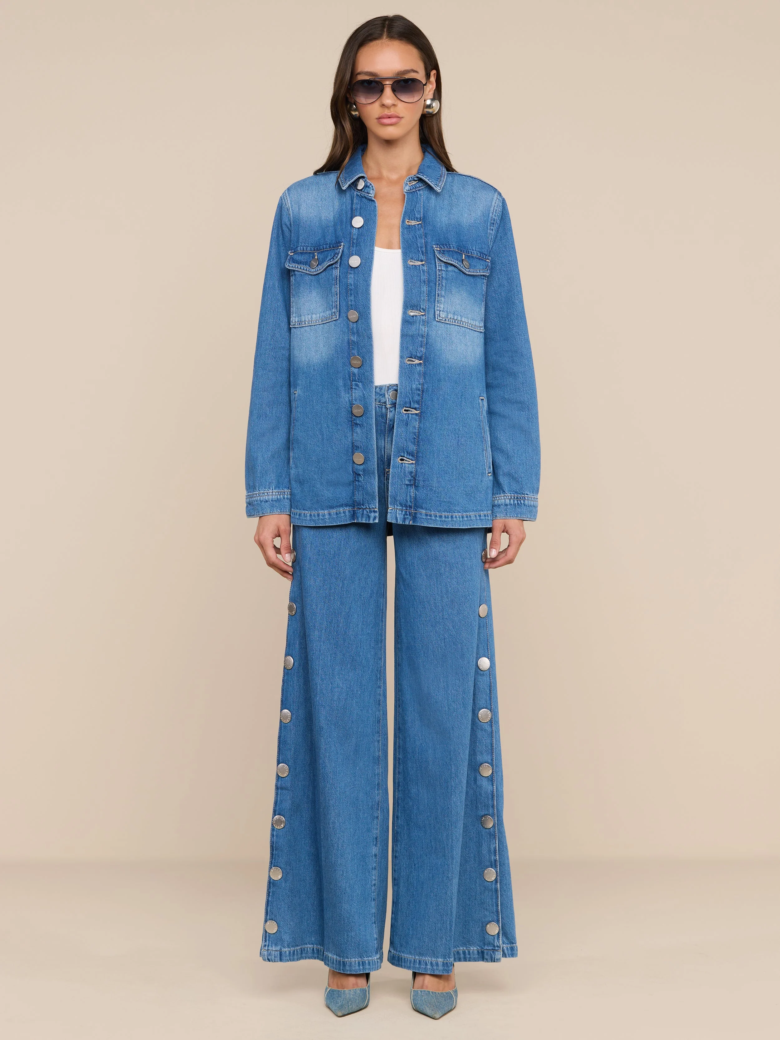 L'AGENCE - Samaya Jean Jacket - Image 5