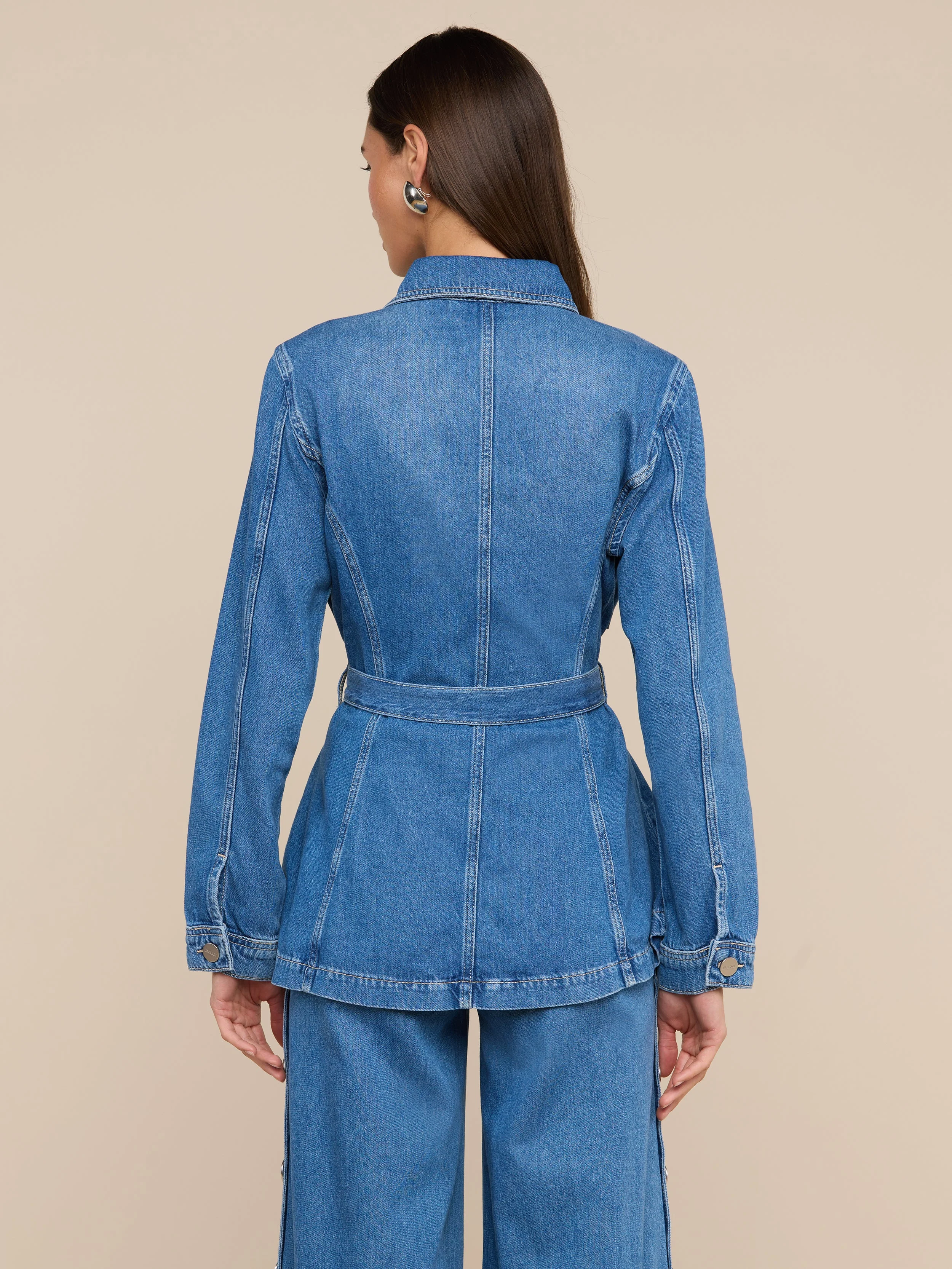 L'AGENCE - Samaya Jean Jacket - Image 7