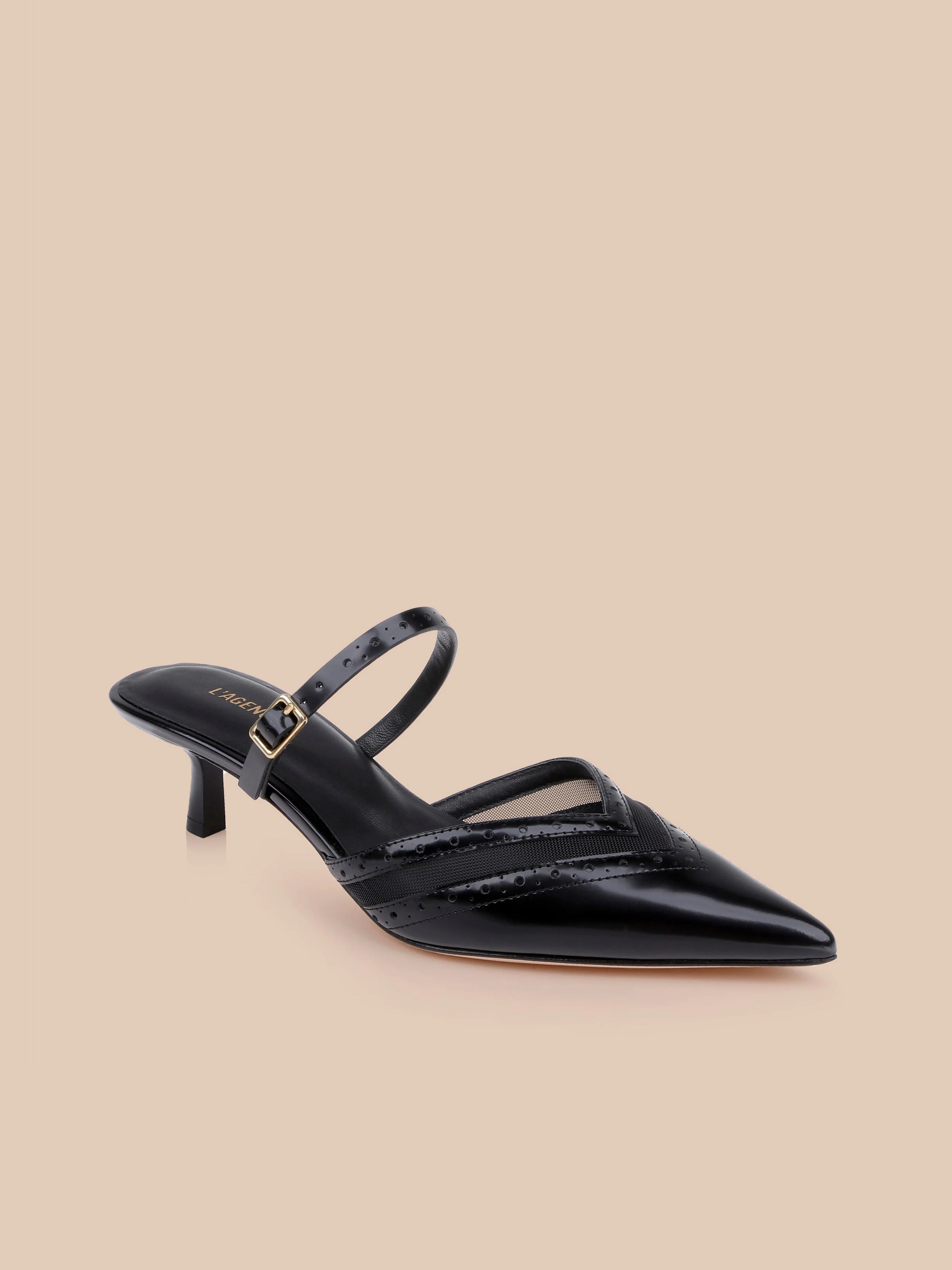 L'AGENCE - Shelbie Kitten - Heel Mule - Image 2