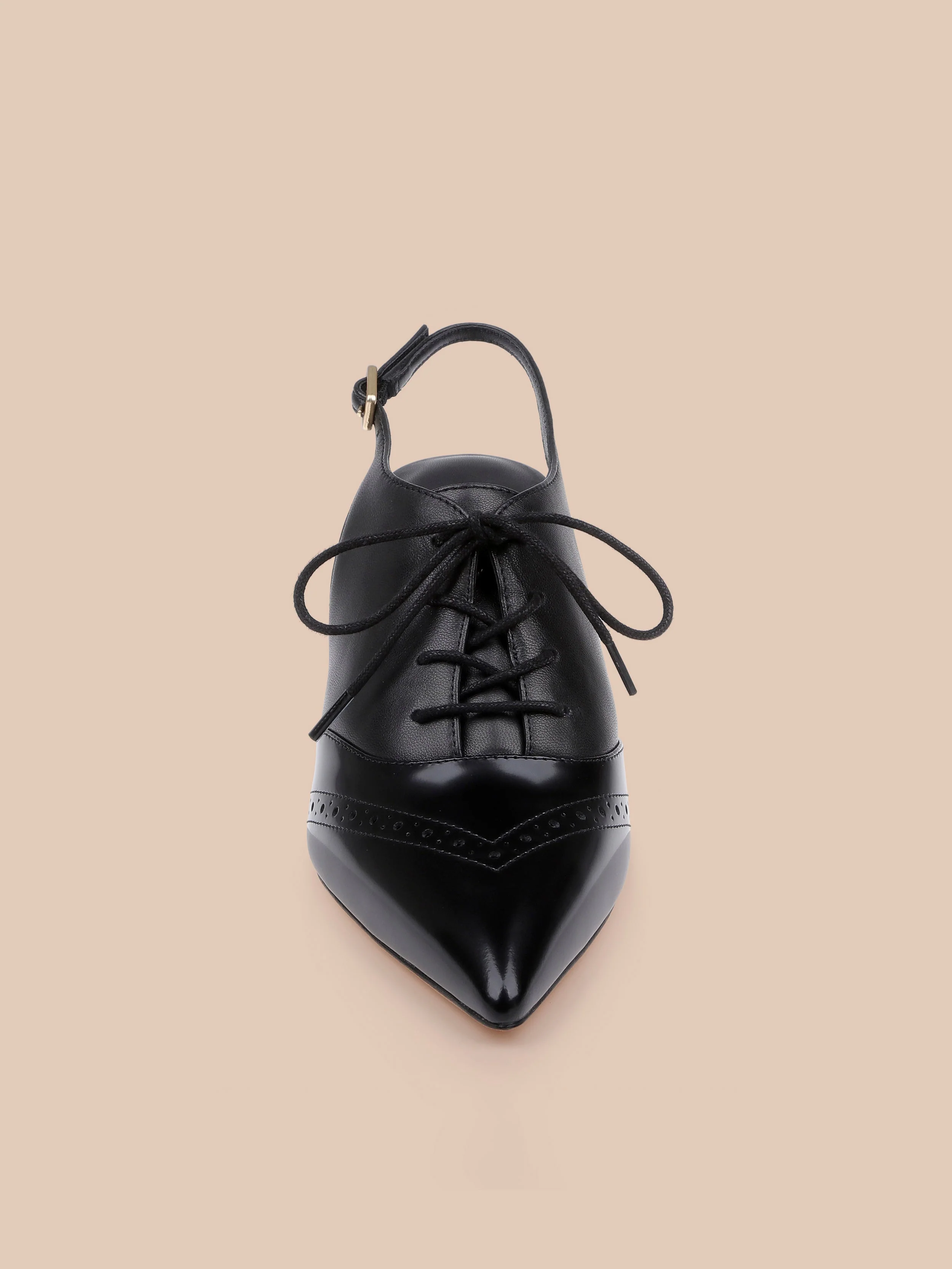 L'AGENCE - Shreya Leather Slingback Pump - Image 3