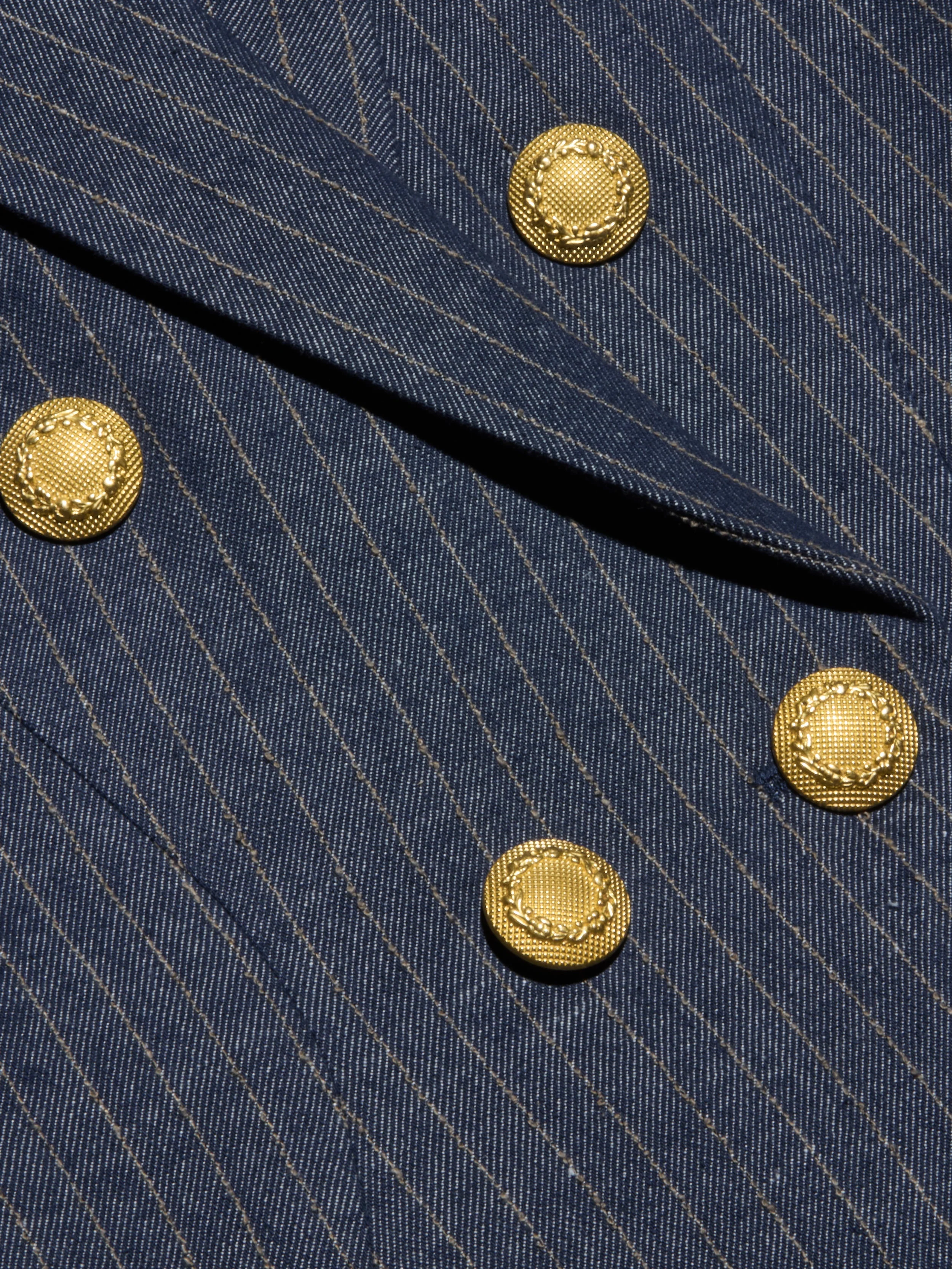 L'AGENCE - Solar Pinstriped Blazer - Image 7