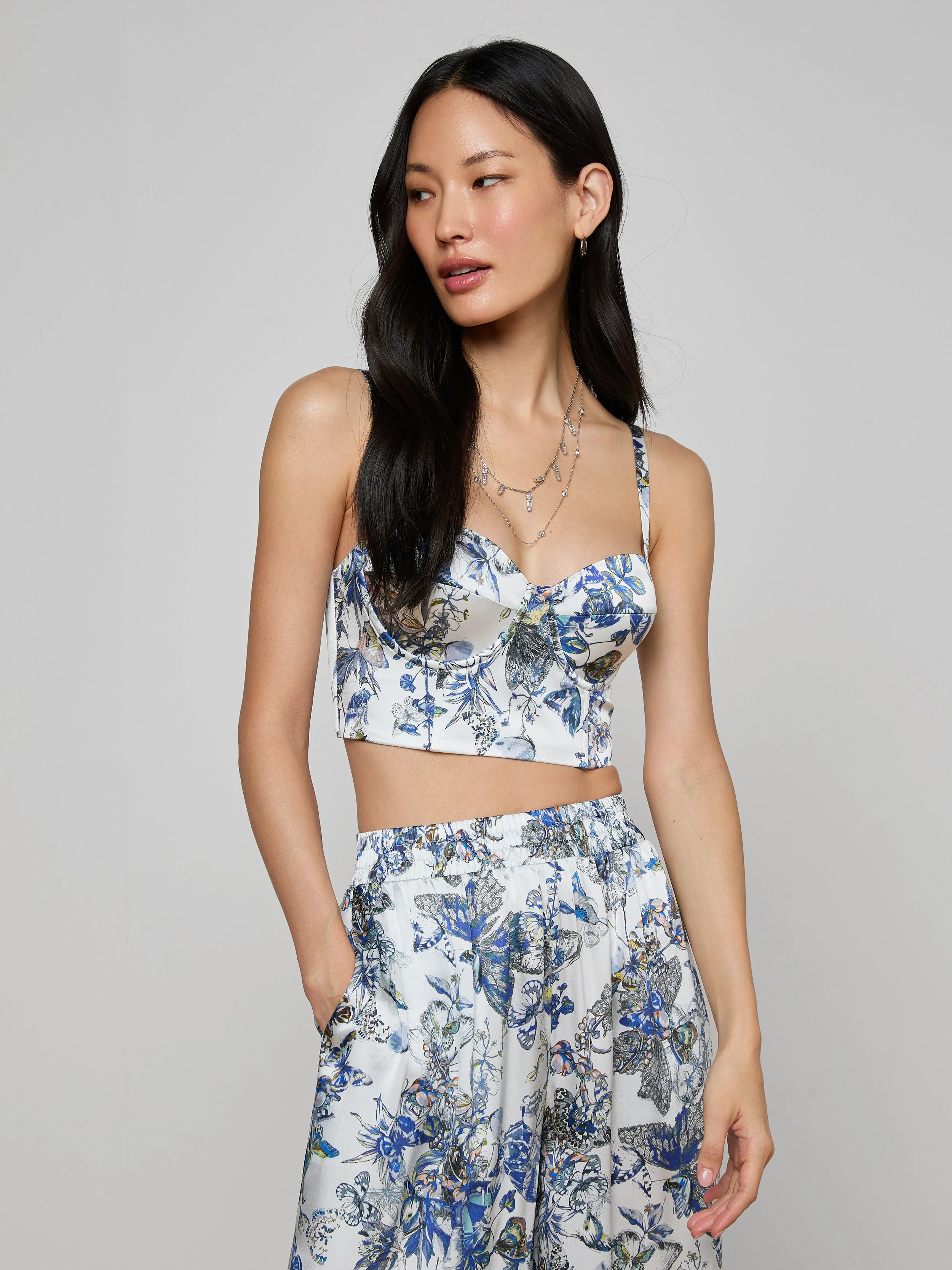 L'AGENCE - Sonya Silk Bustier