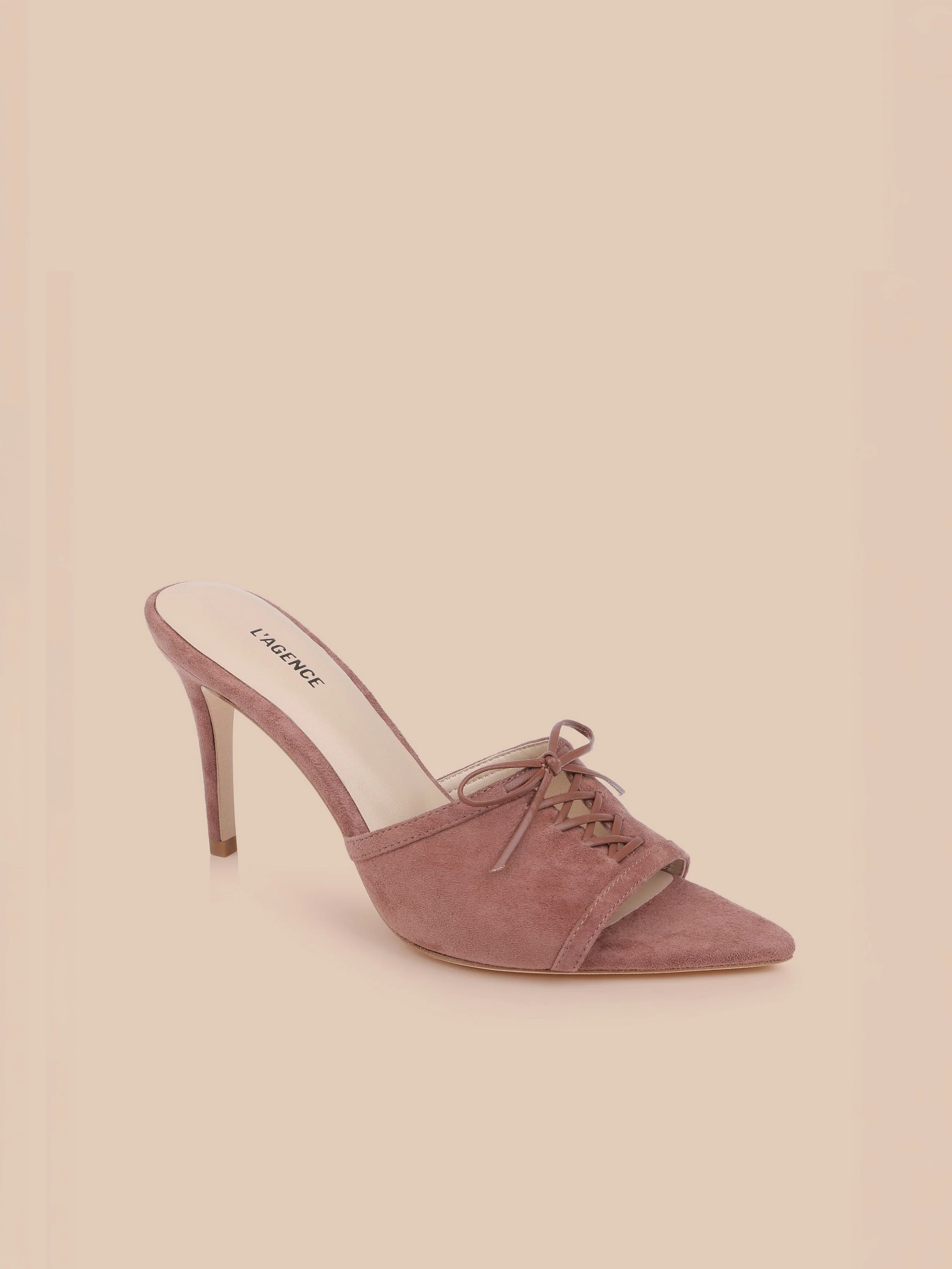 L'AGENCE - Thames Suede Sandal - Image 2