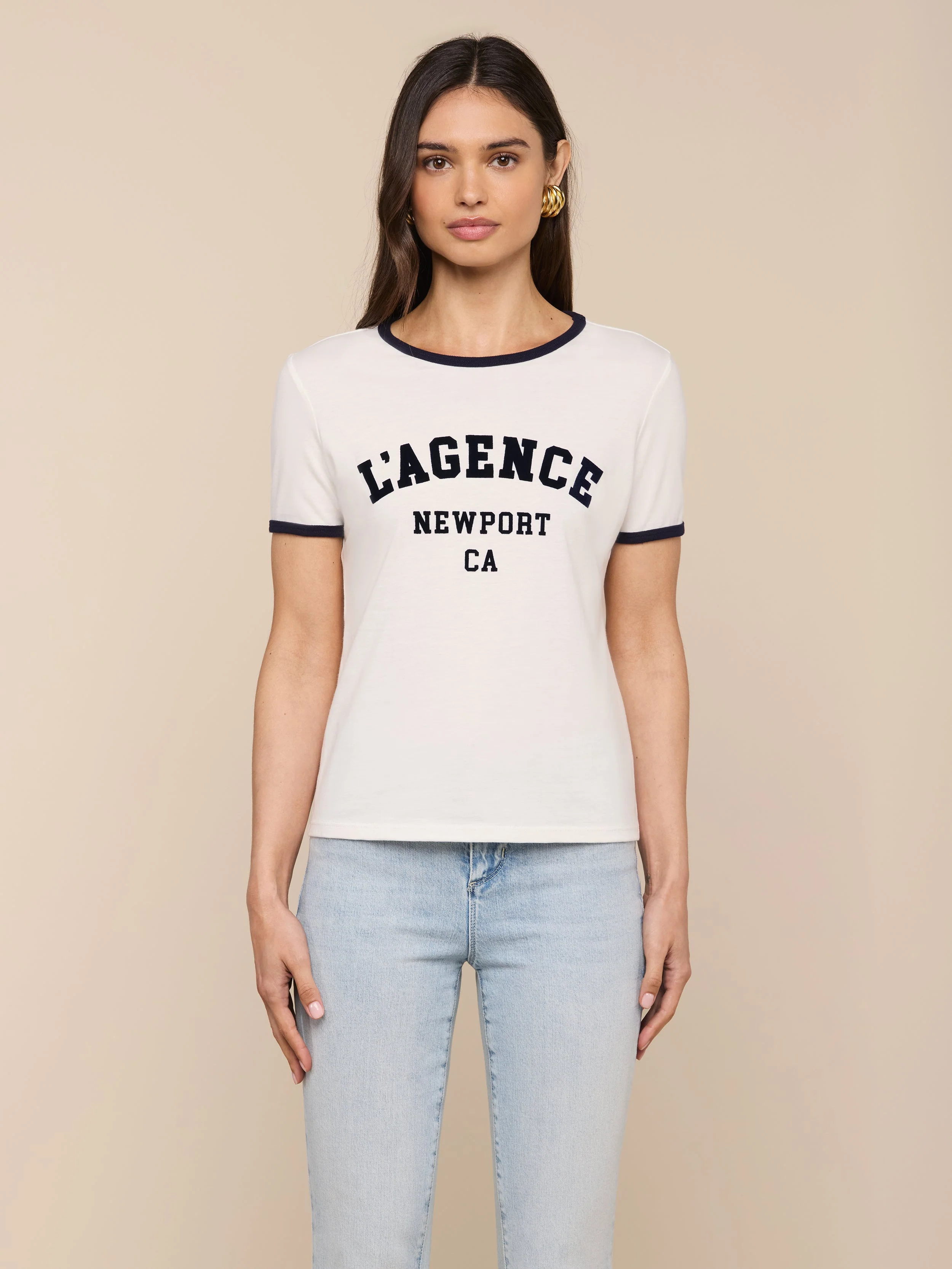 L'AGENCE - Tommie Crewneck Tee - Image 2