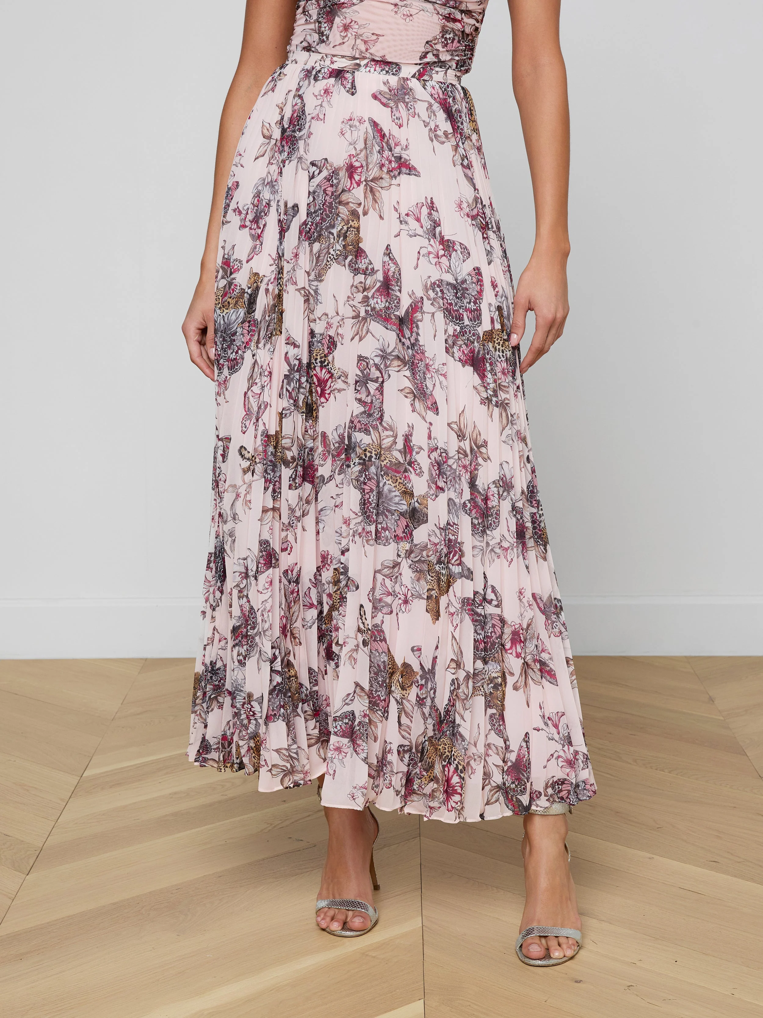 L'AGENCE - Torin Pleated Maxi Skirt - Image 4