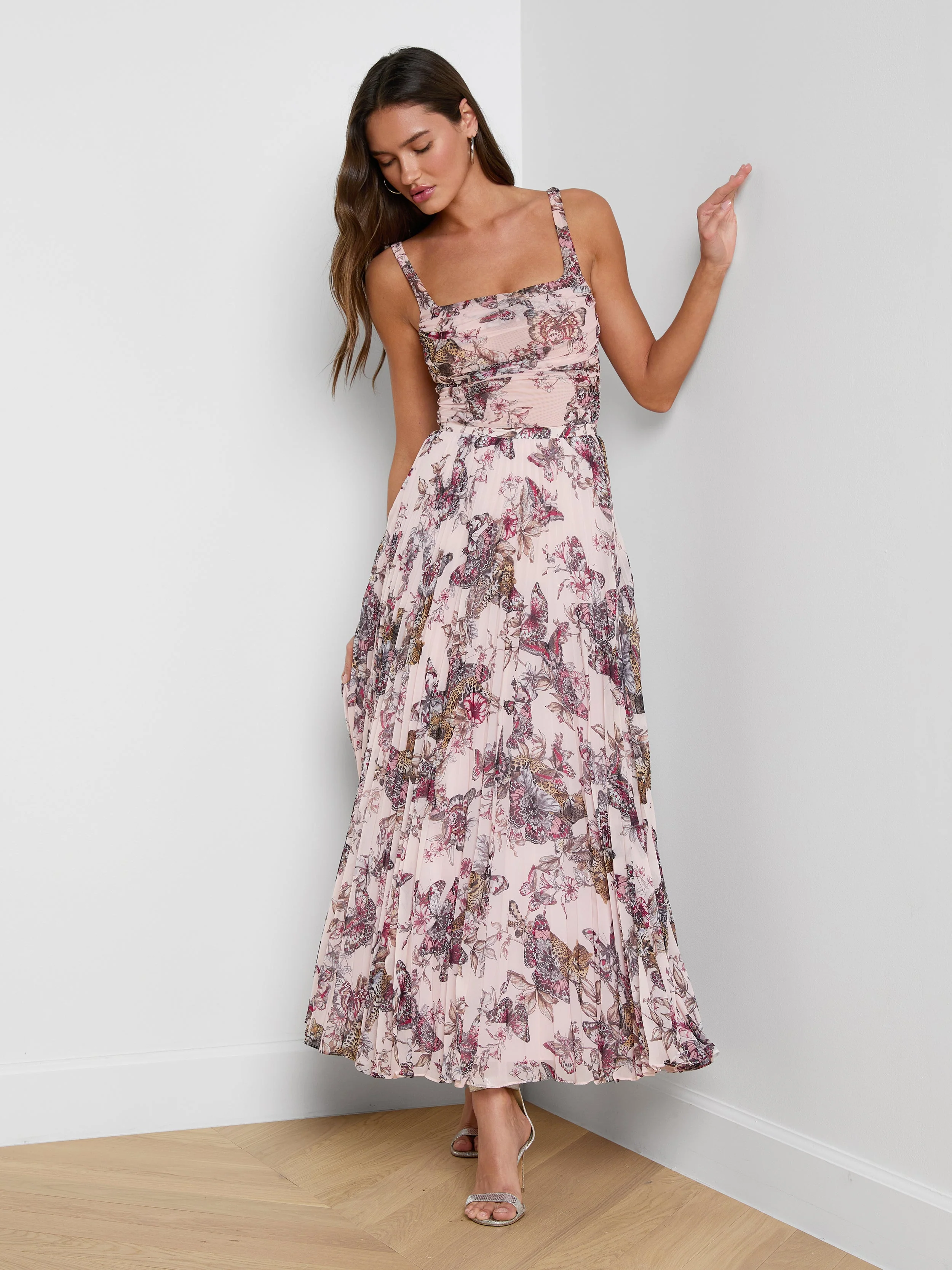 L'AGENCE - Torin Pleated Maxi Skirt - Image 9