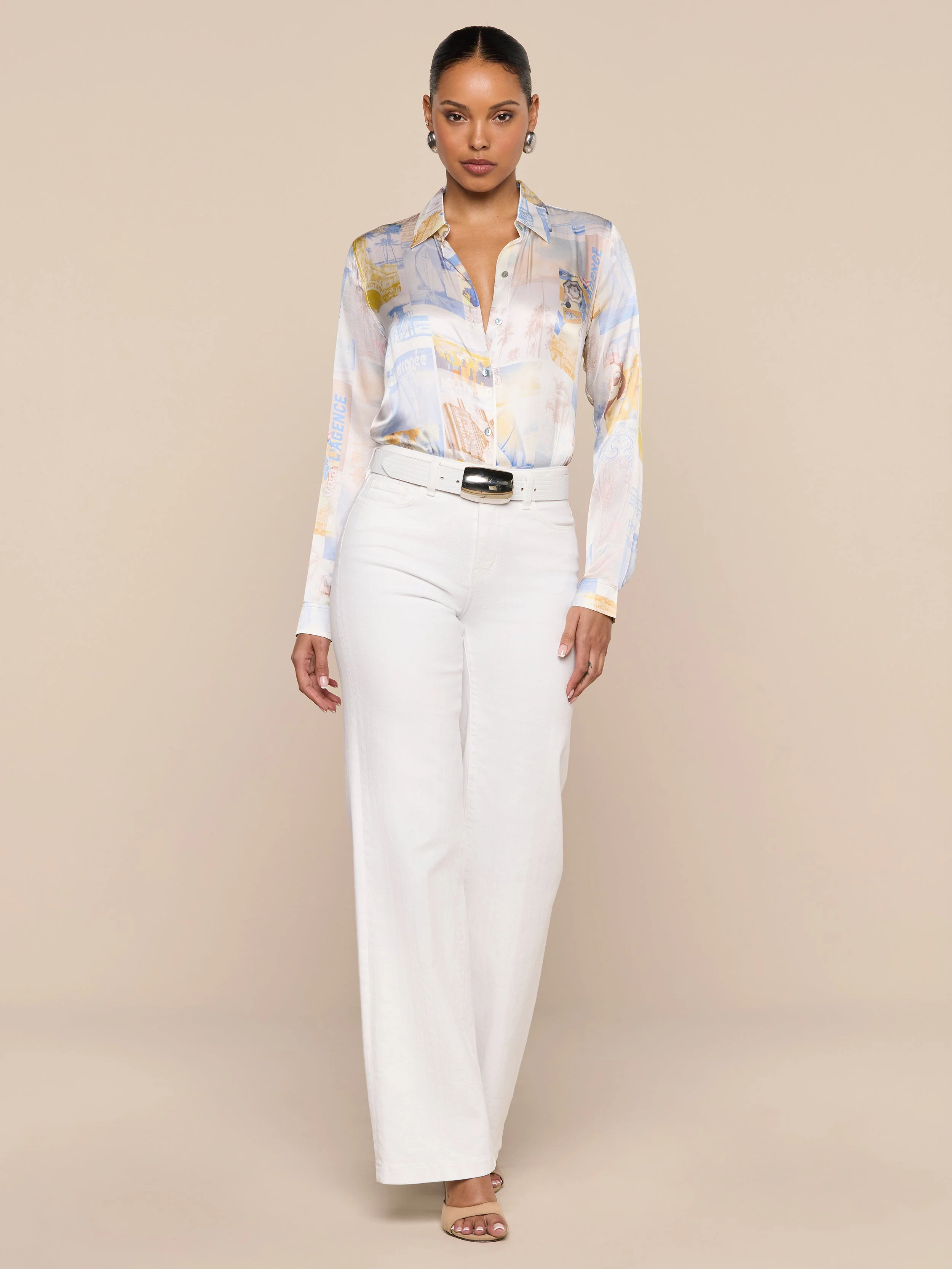 L'AGENCE - Tyler Silk Blouse - Image 5