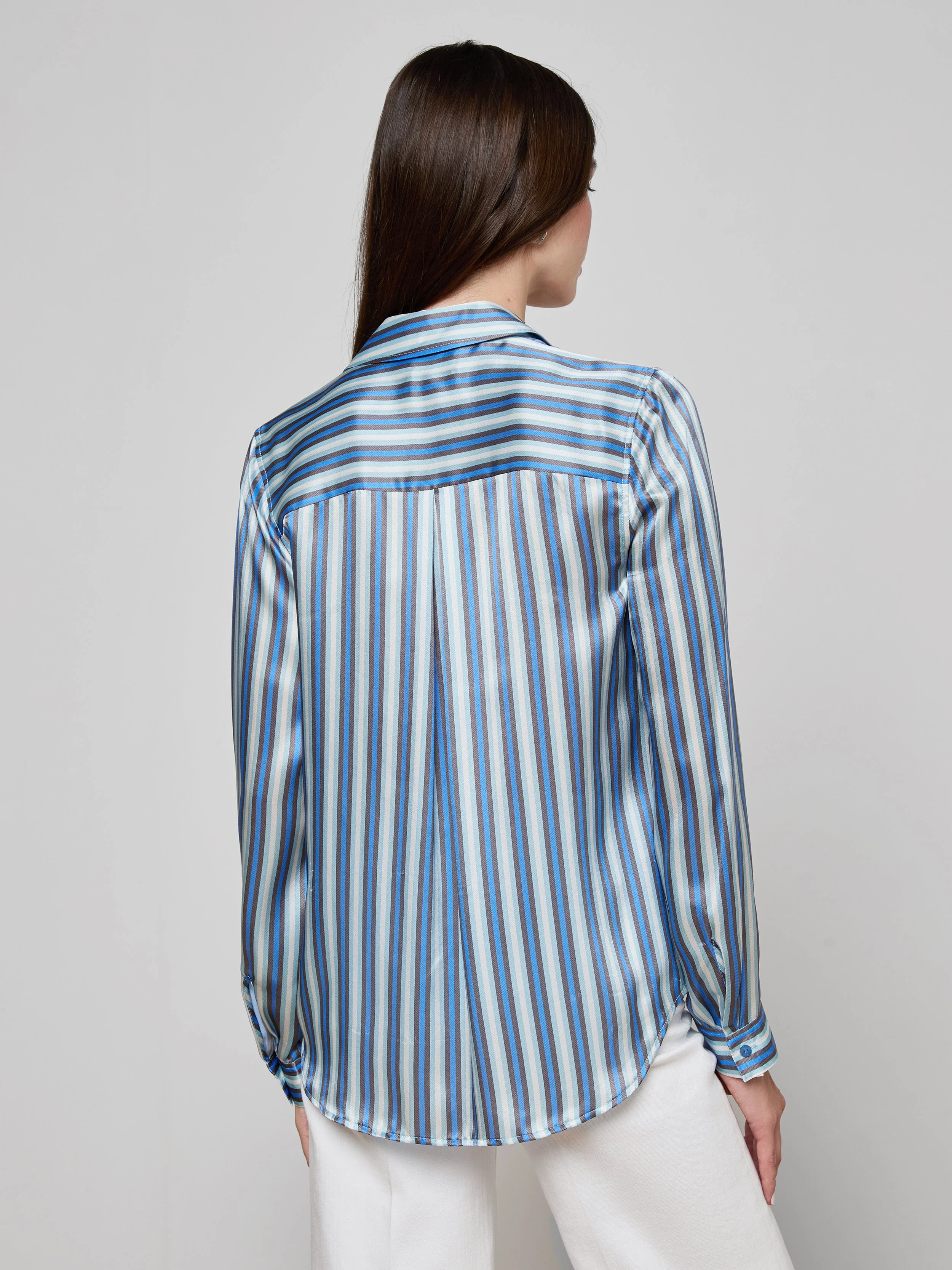 L'AGENCE - Tyler Silk Blouse - Image 5