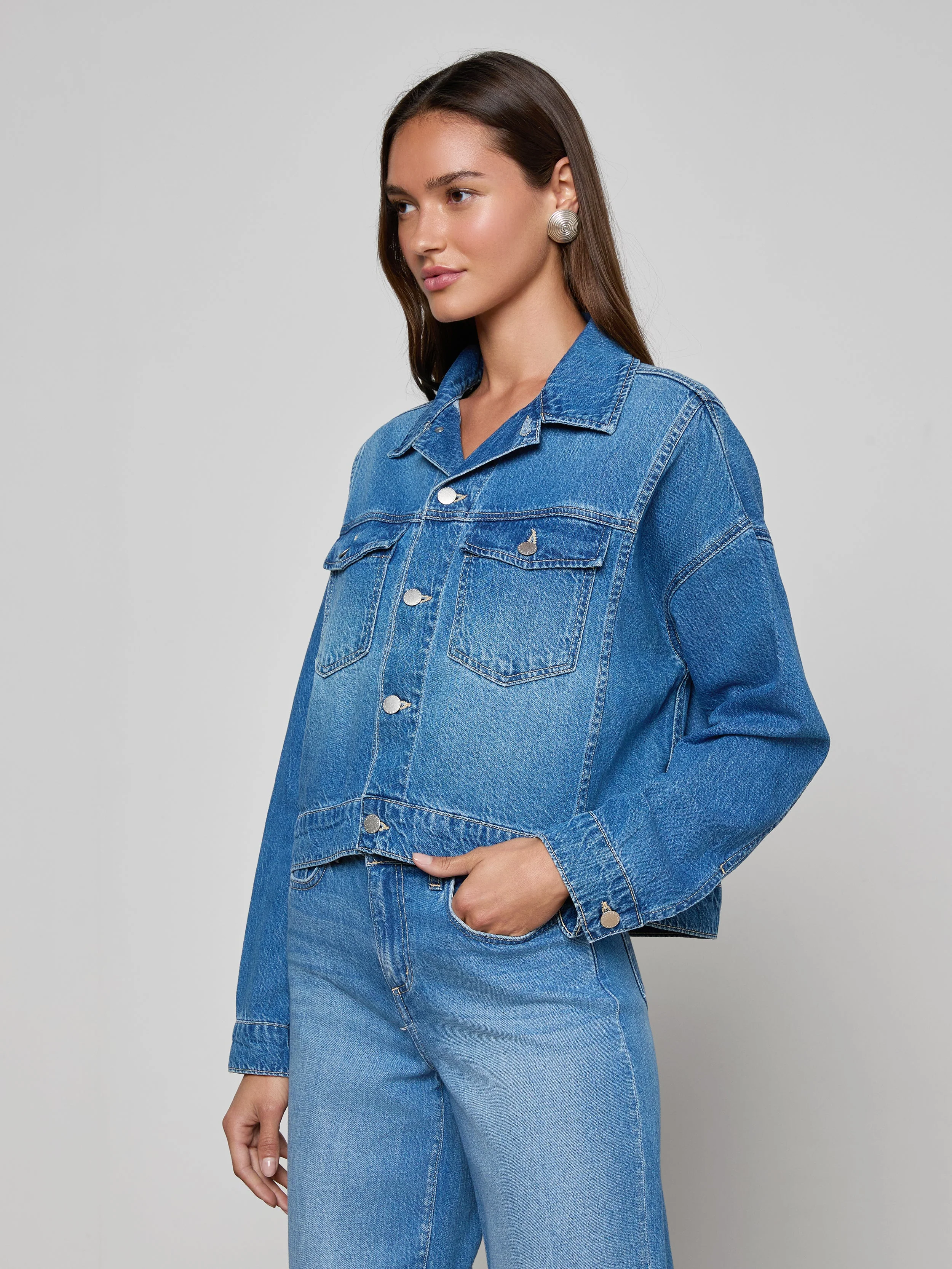 L'AGENCE - Vianney Jean Jacket - Image 2