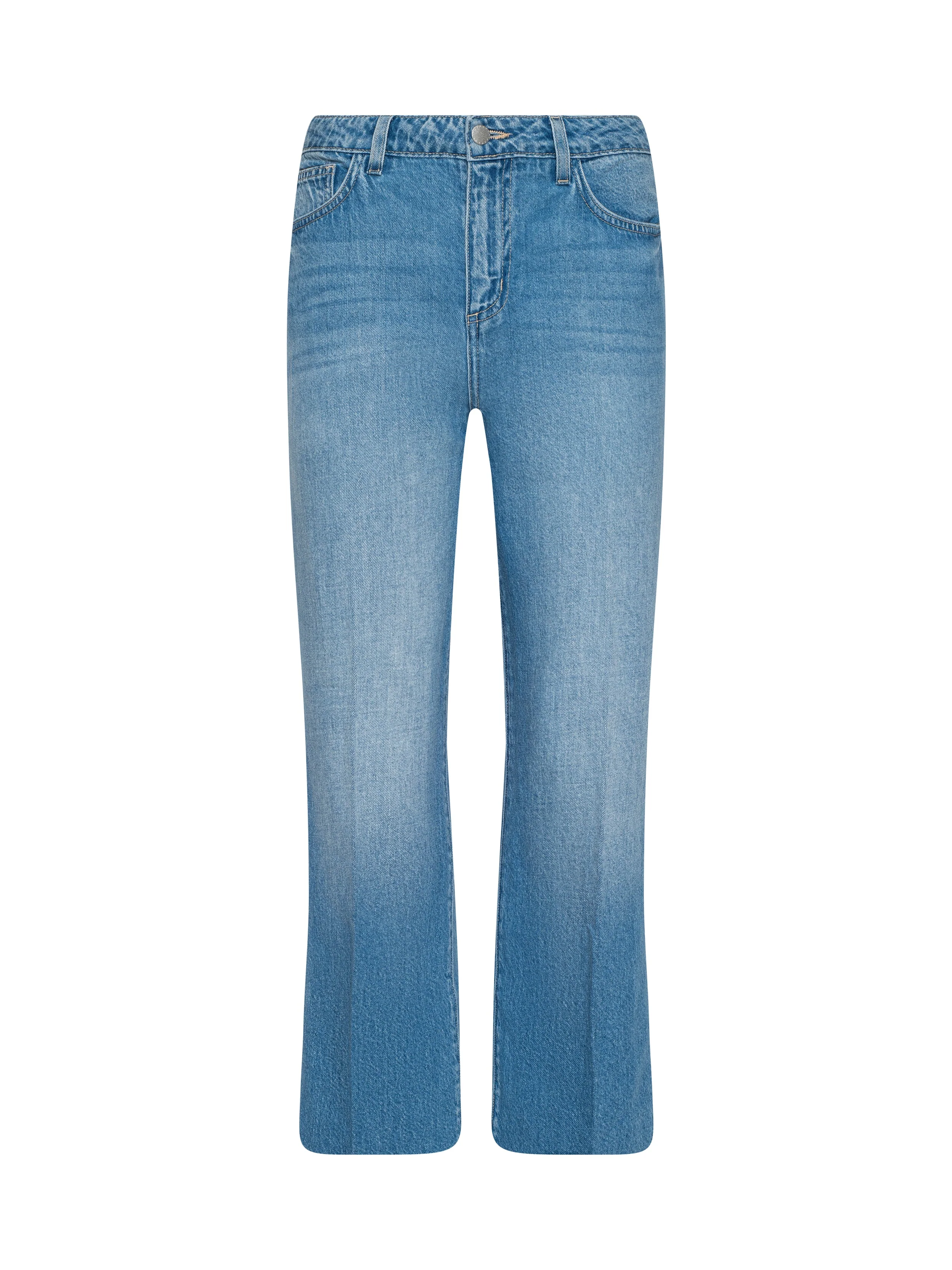 L'AGENCE - Wanda Cropped Wide - Leg Jean - Image 6