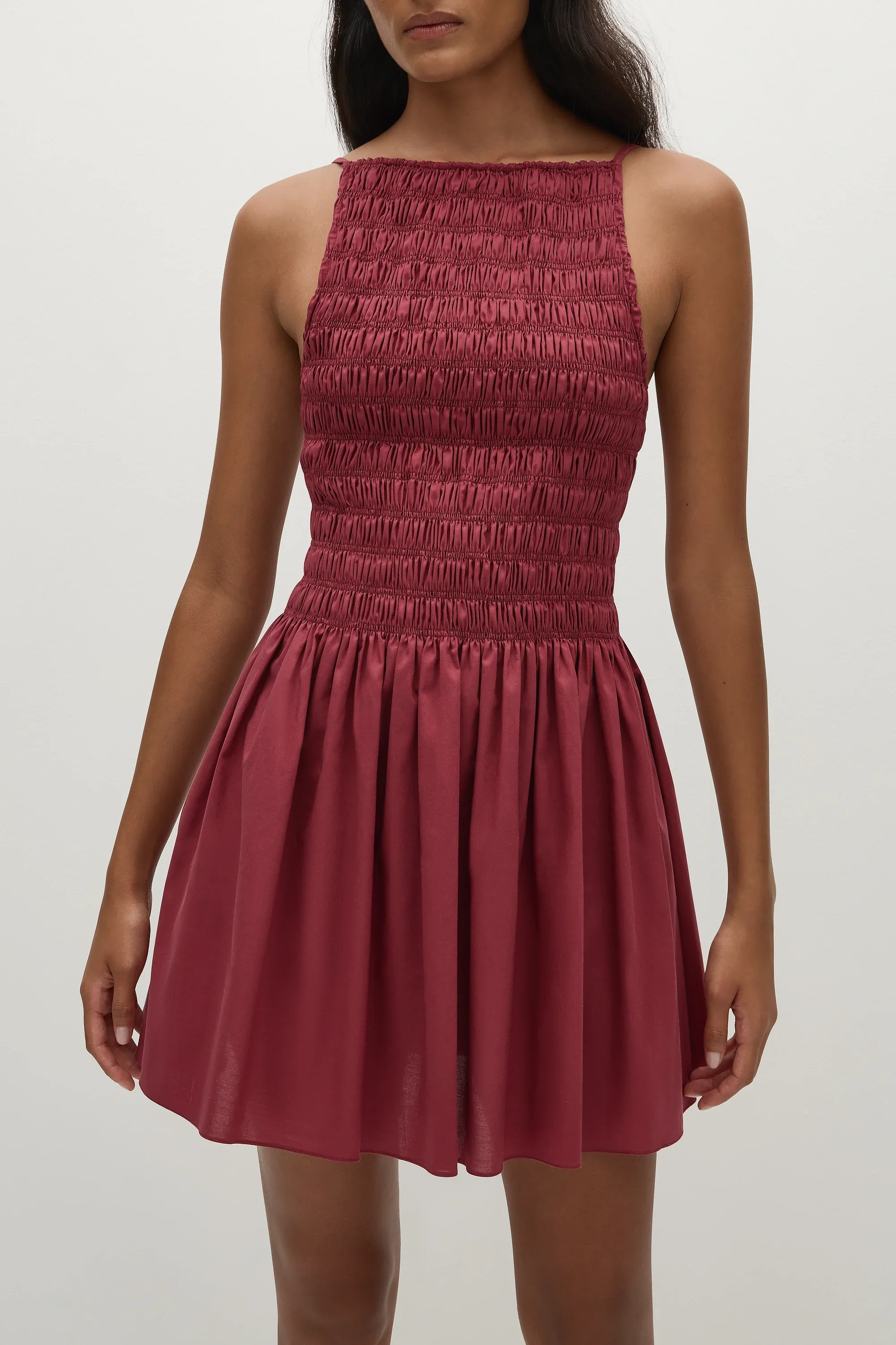 Faithfull - Laia Mini Dress Rhubarb - Image 2
