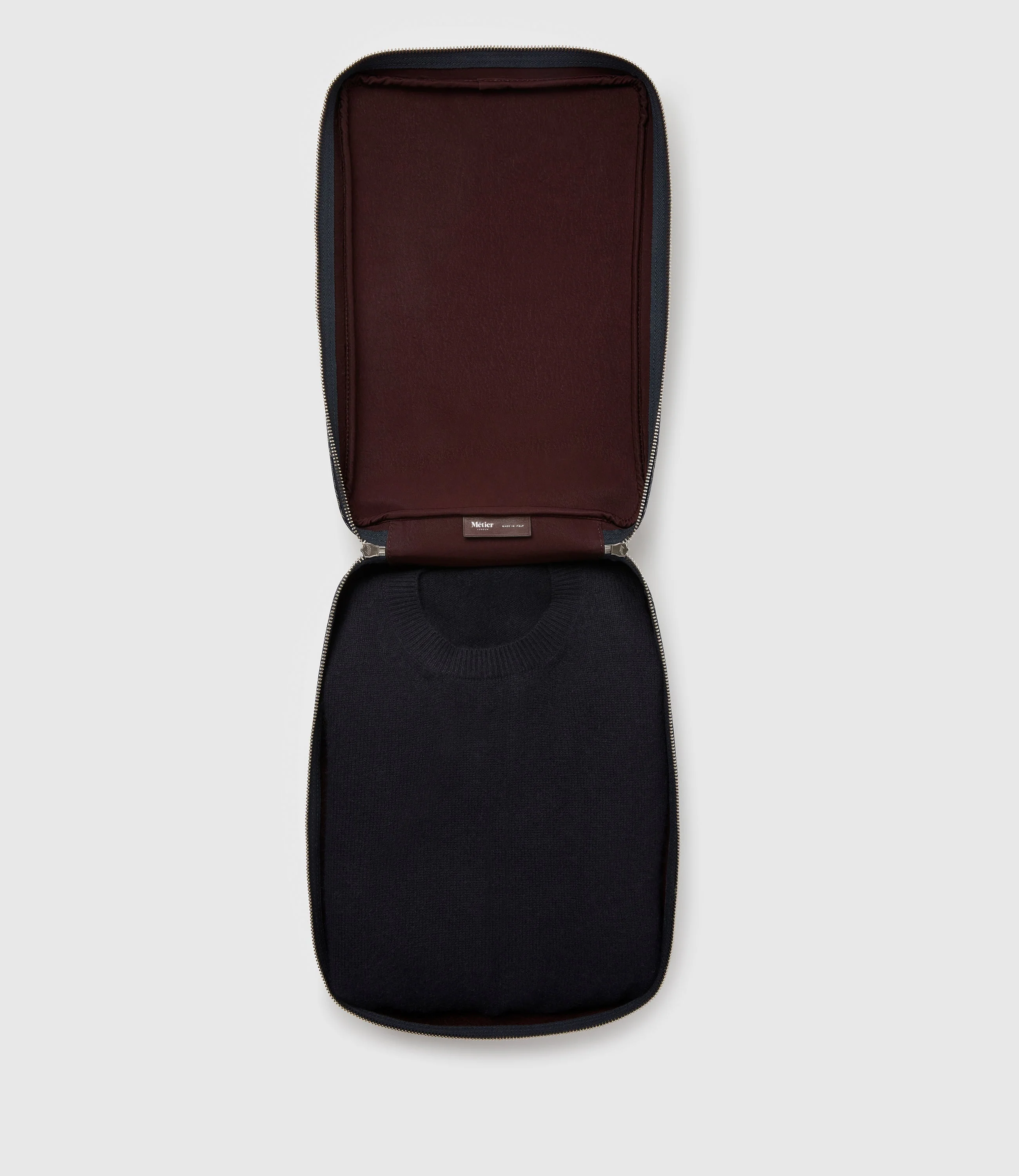 Metier - Large Travel Organiser Signature Canvas Navy - Image 4
