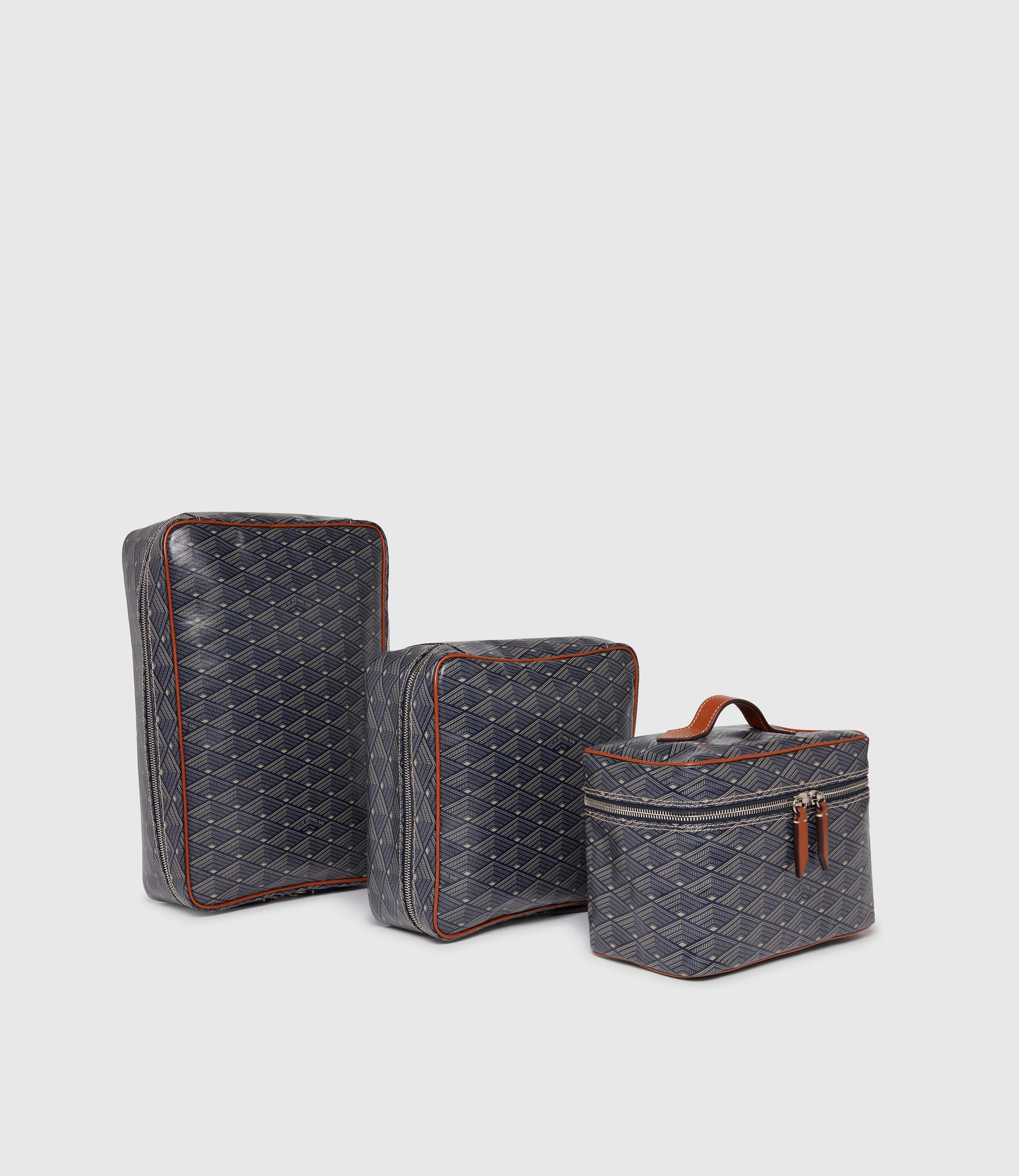 Metier - Large Travel Organiser Signature Canvas Navy - Image 5