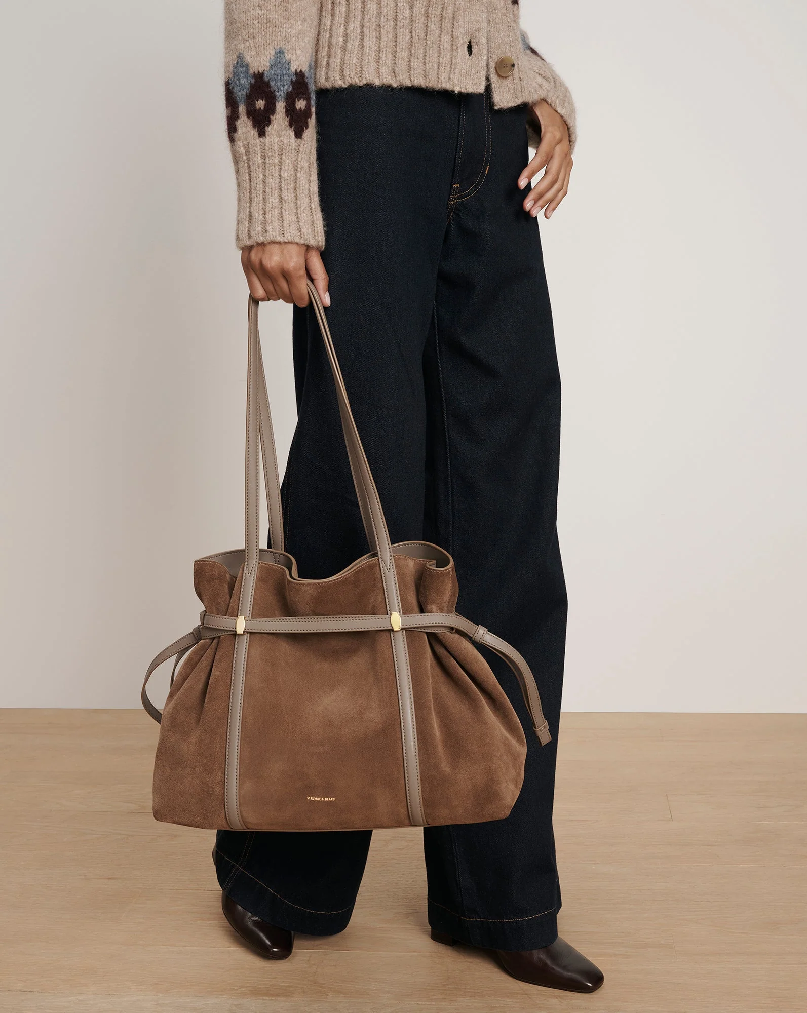 Veronica Beard - Lasso Belted Tote Bag - Image 8