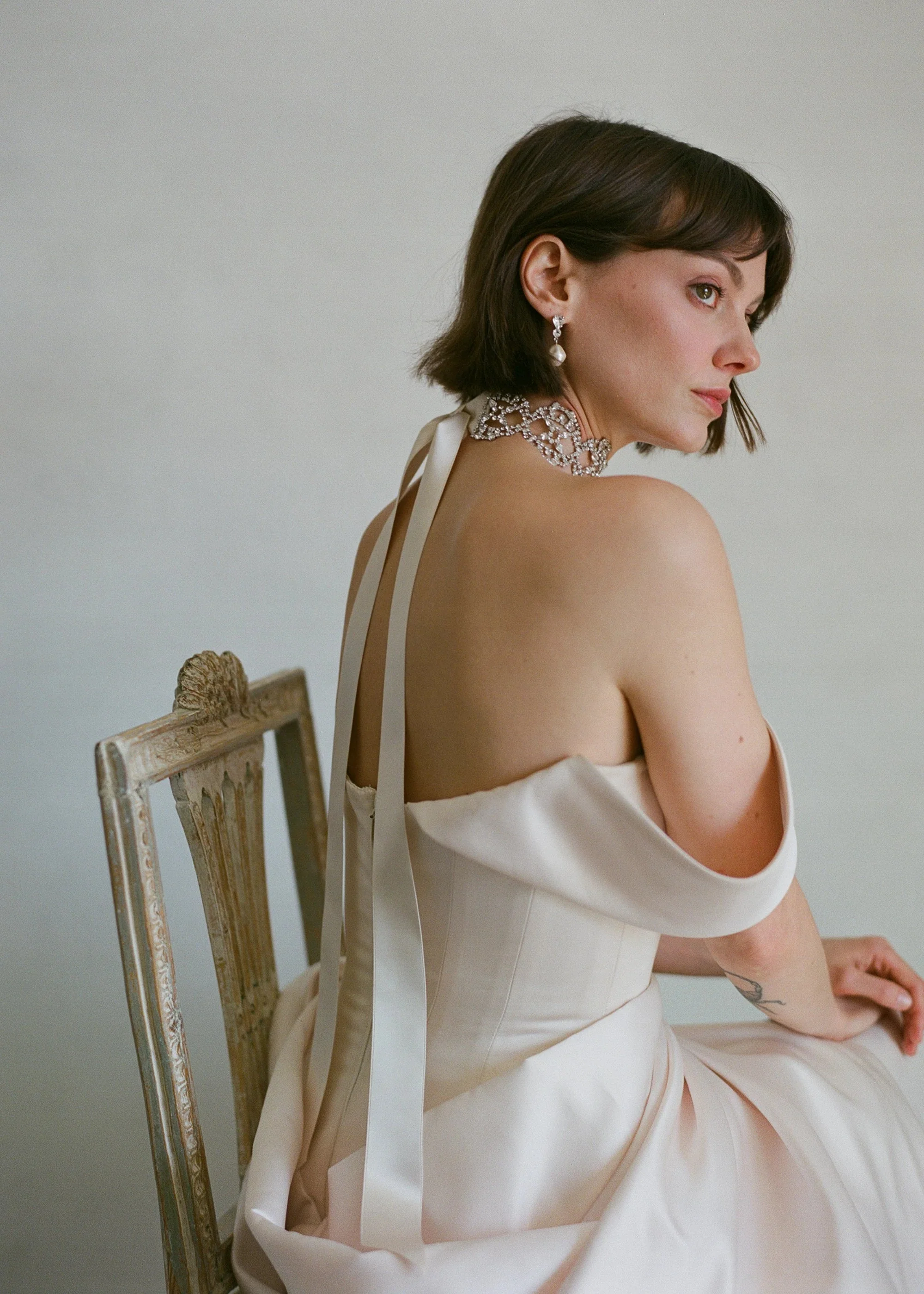 Jennifer Behr - Lavinia Ribbon Tie - Image 3