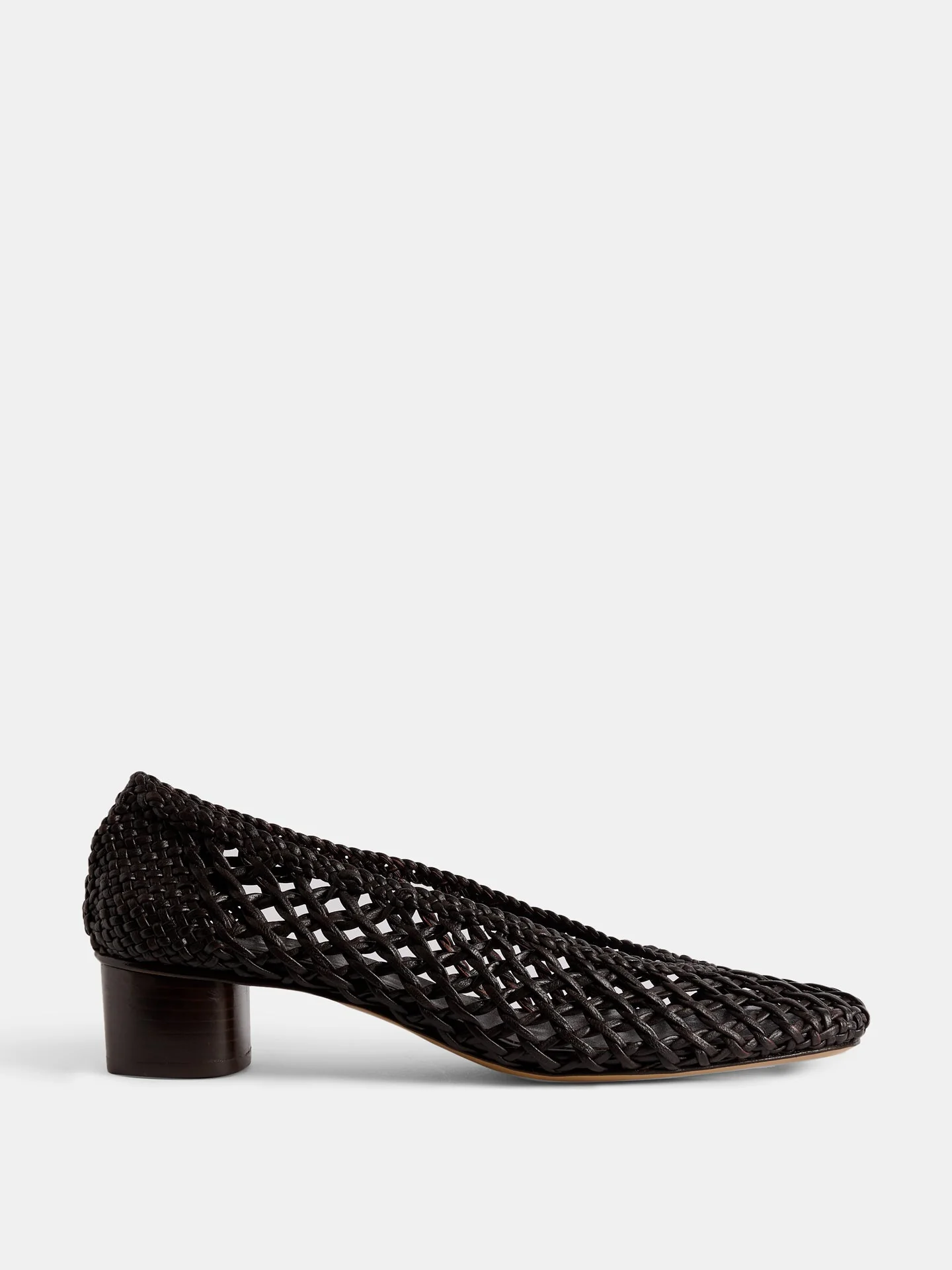 Le Monde Beryl - Ballet Pump Knotted / Chocolate Leather