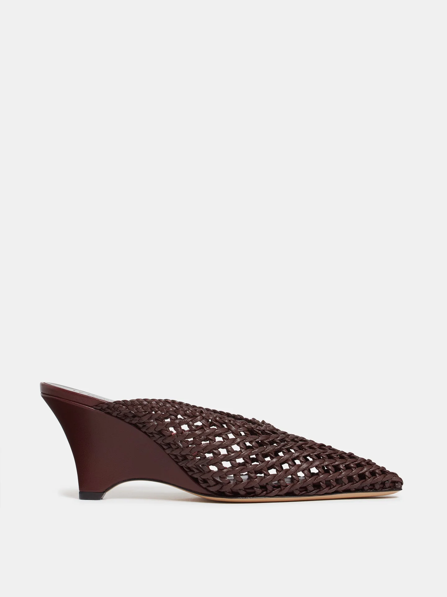 Le Monde Beryl - Victoria Mule Knotted / Burgundy Leather