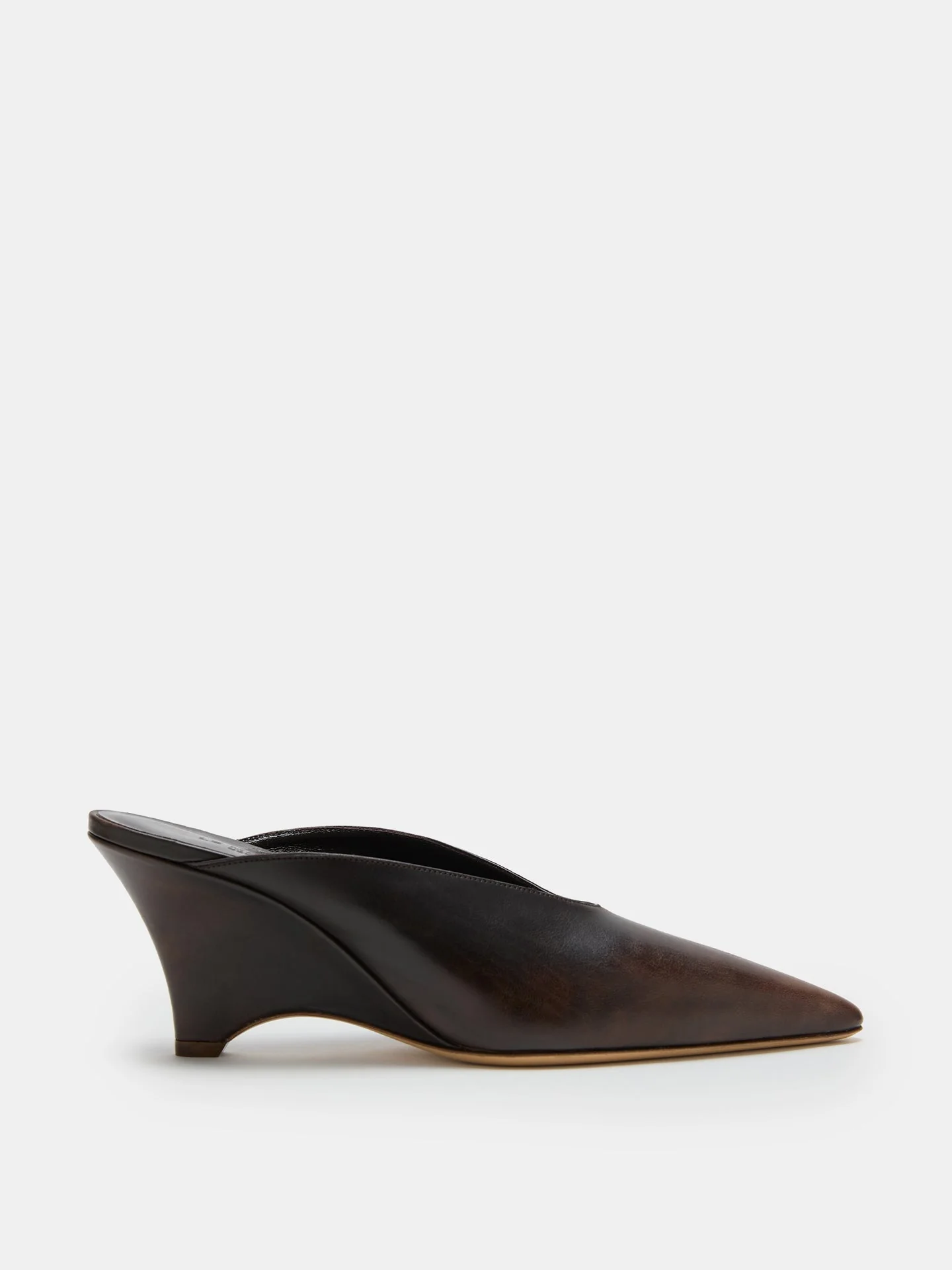 Le Monde Beryl - Victoria Wedge / Testa Di Moro Spazzolato Leather