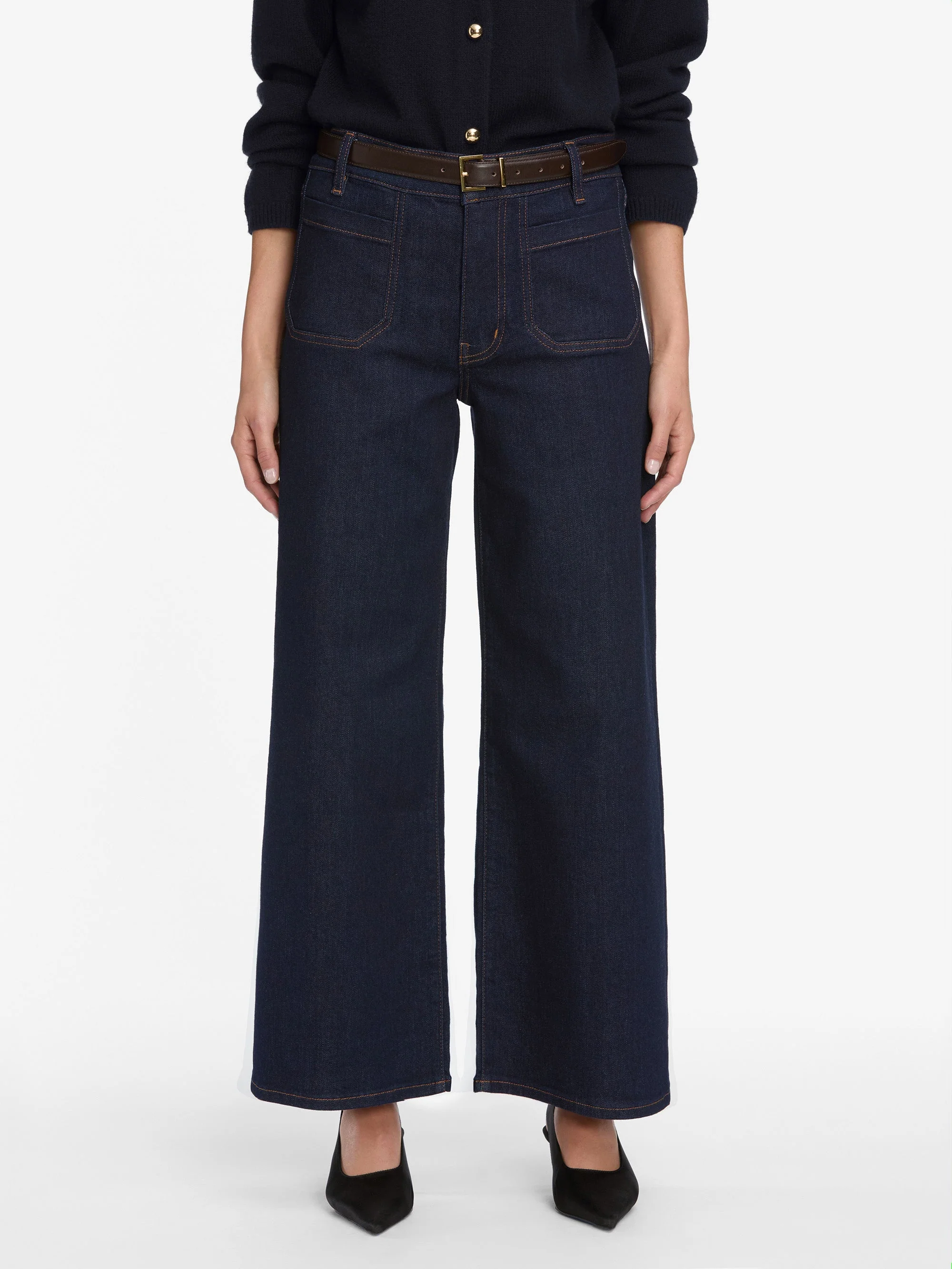 FRAME - Le Pixie Slim Palazzo Modern Pocket - Image 3