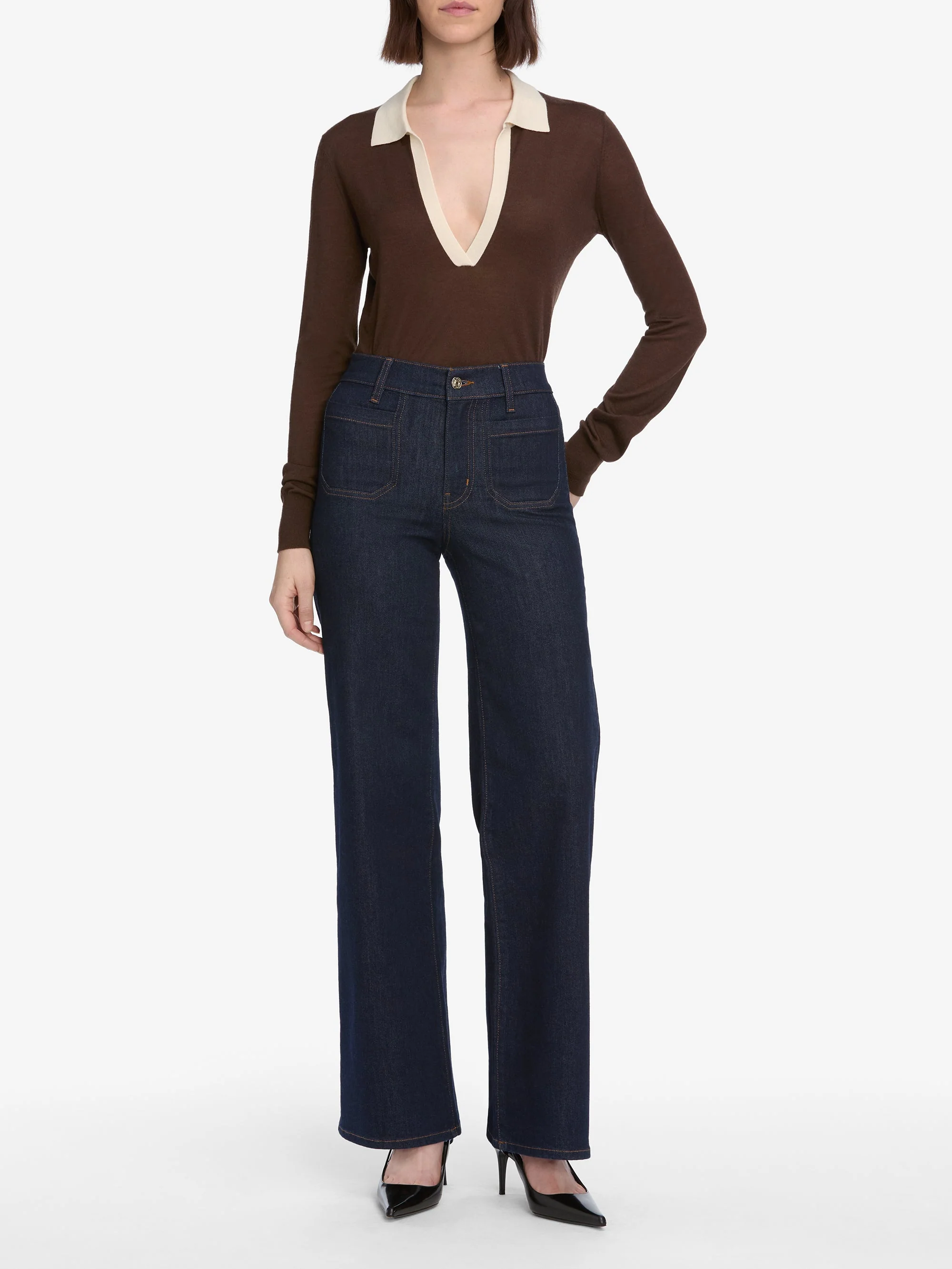 FRAME - Le Slim Palazzo Modernist Pocket - Image 2