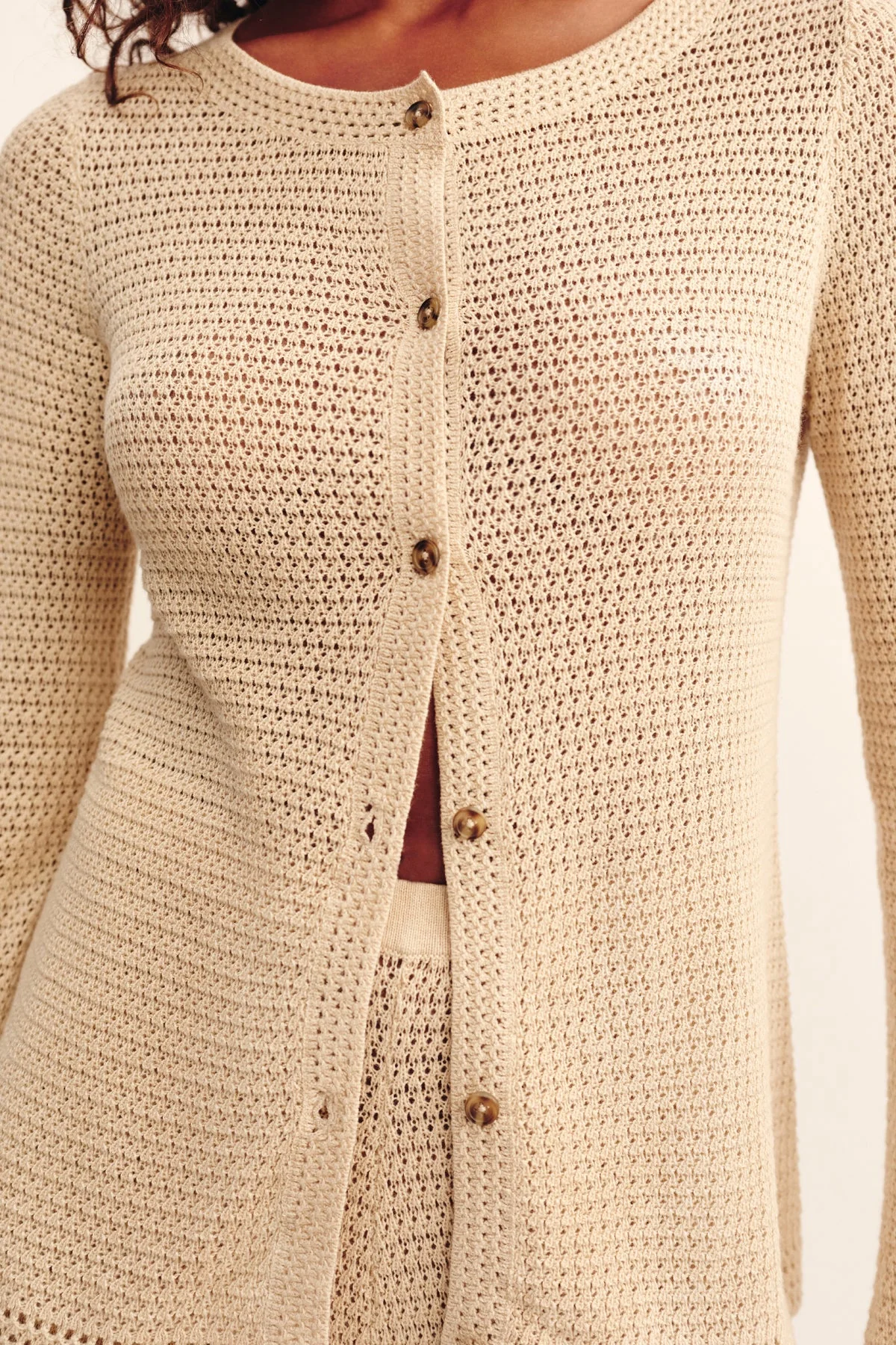 Posse - LENNON CARDIGAN - BEIGE - Image 5