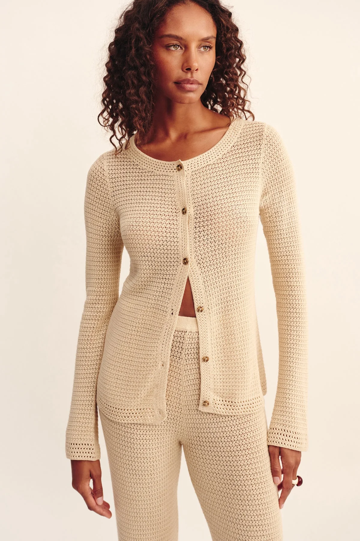 Posse - LENNON CARDIGAN - BEIGE - Image 7