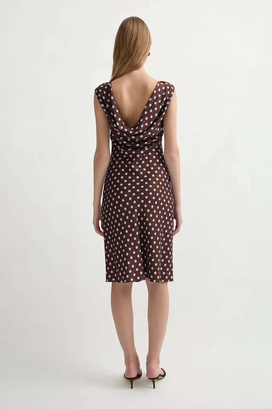 Posse - LEO DRESS - CHOCOLATE POLKA DOT - Image 9