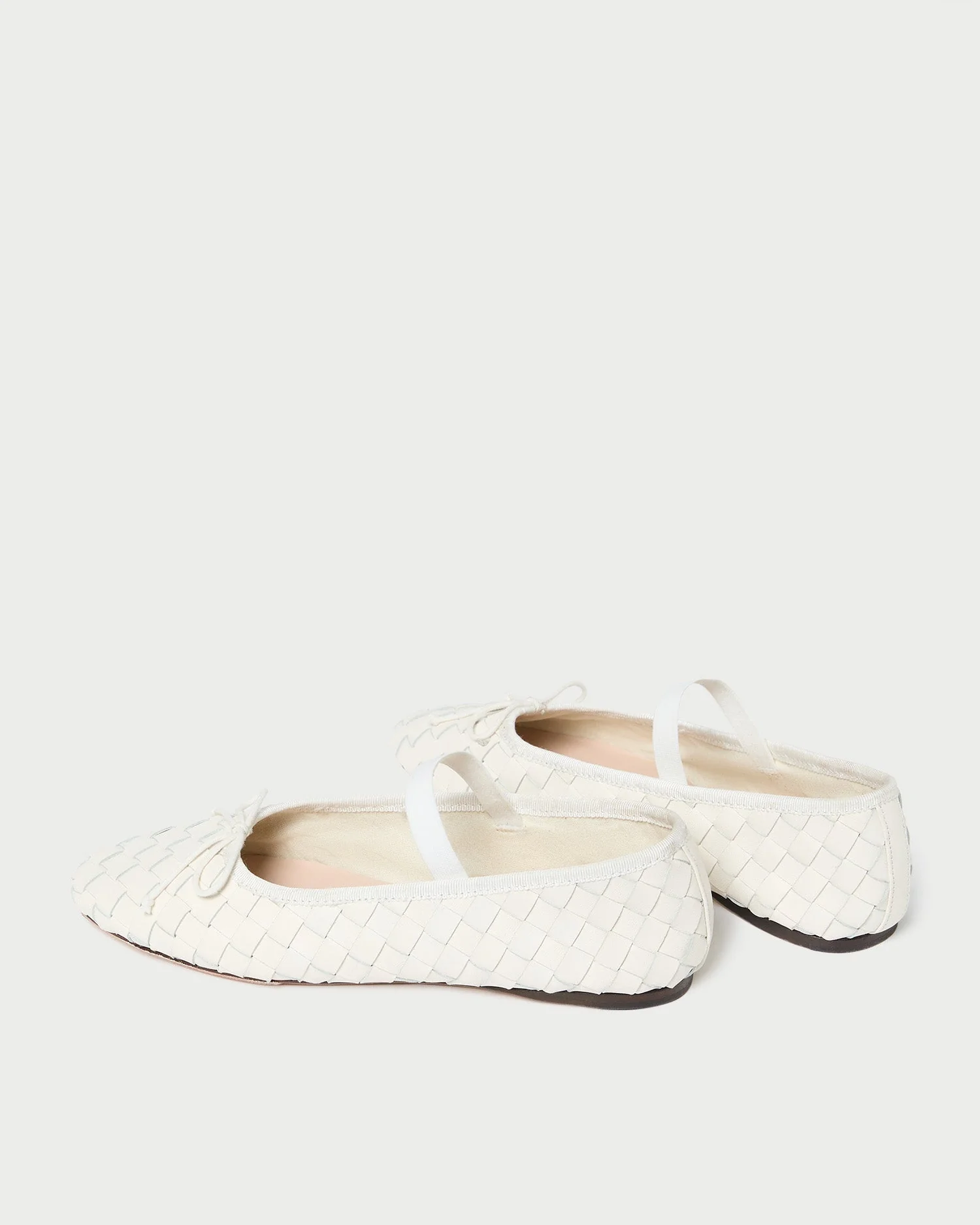 Loeffler Randall - Leonie Cream Woven Ballet Flat - Image 5