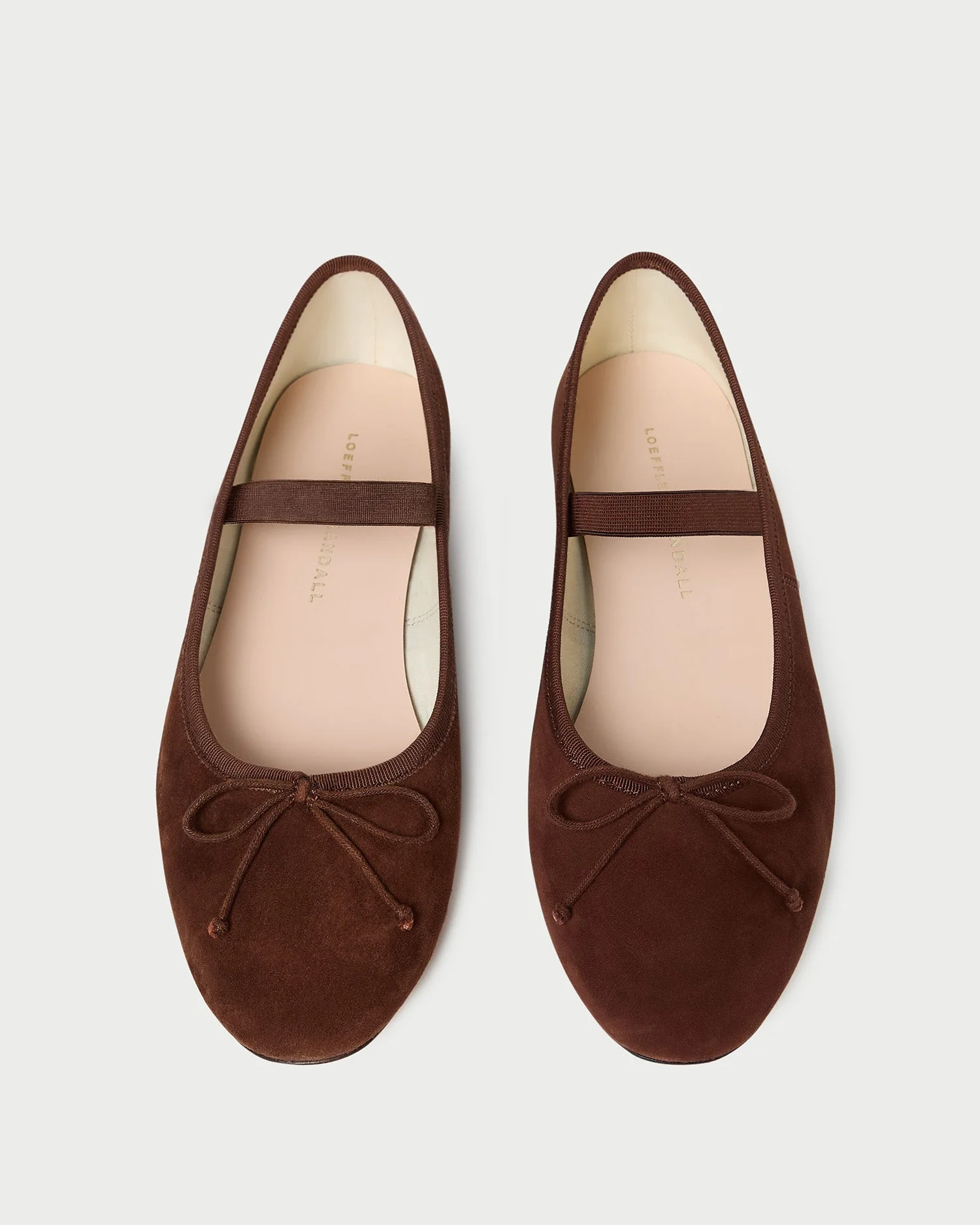 Loeffler Randall - Leonie Espresso Suede Ballet Flat