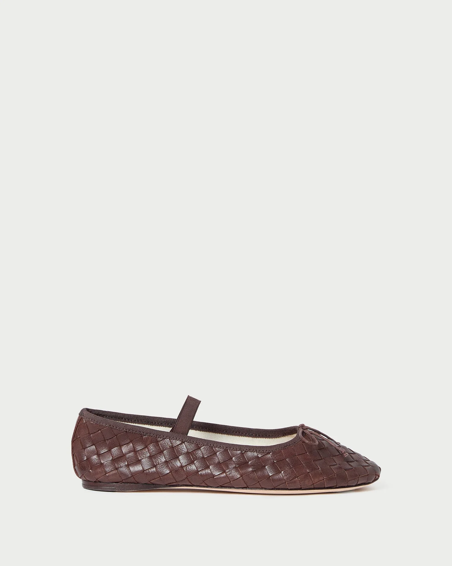 Loeffler Randall - Leonie Espresso Woven Ballet Flat - Image 3
