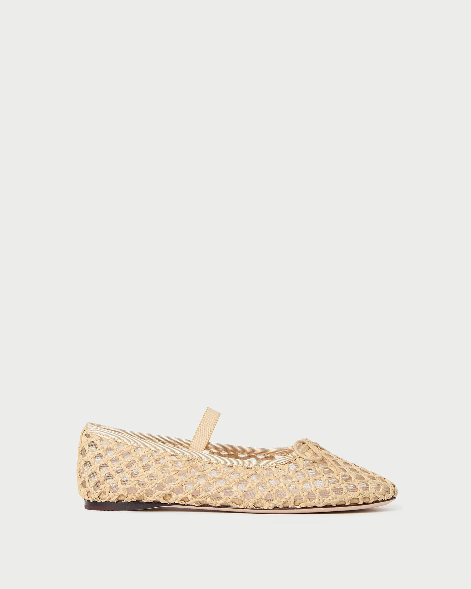 Loeffler Randall - Leonie Natural Crochet Ballet Flat - Image 3