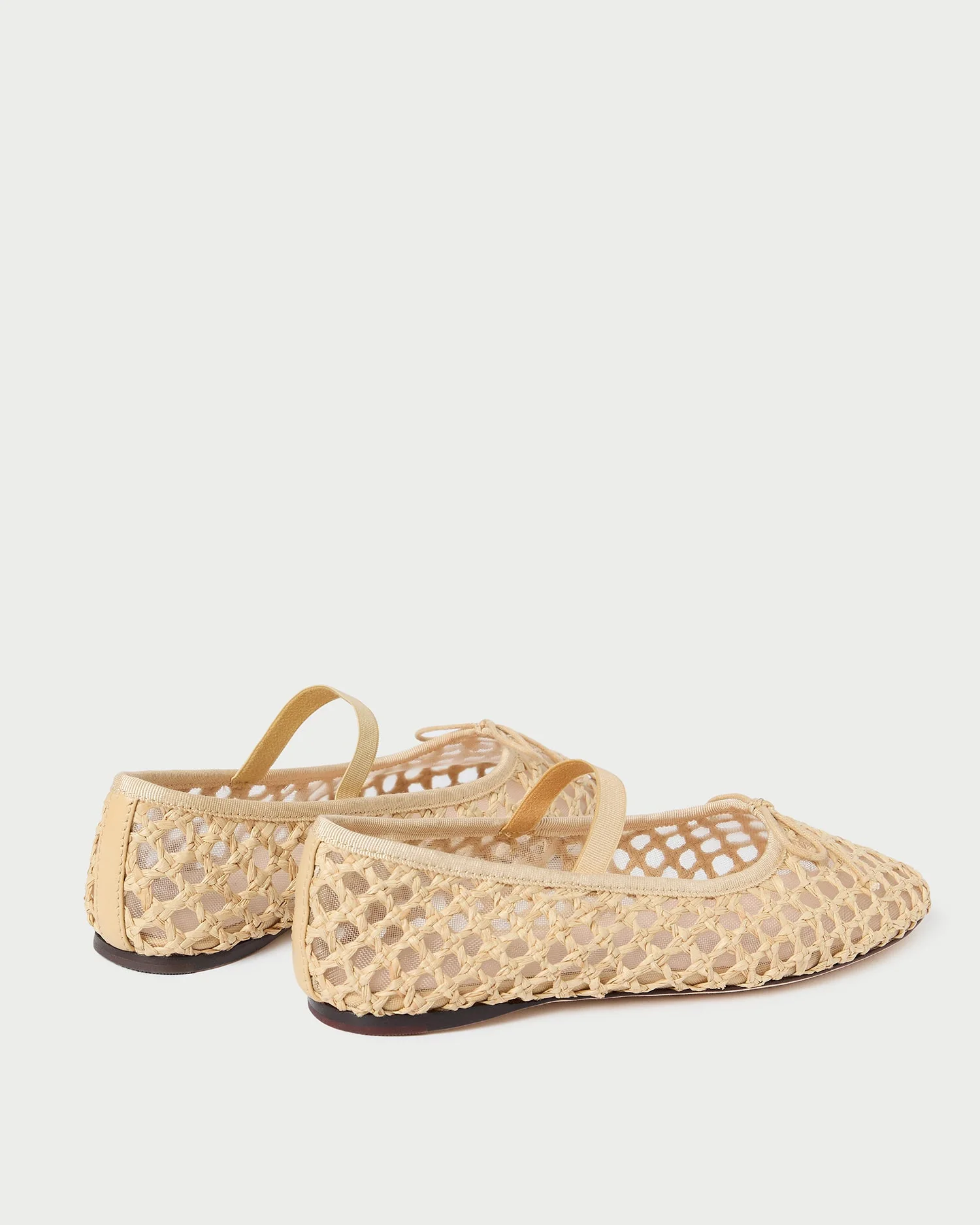 Loeffler Randall - Leonie Natural Crochet Ballet Flat - Image 5