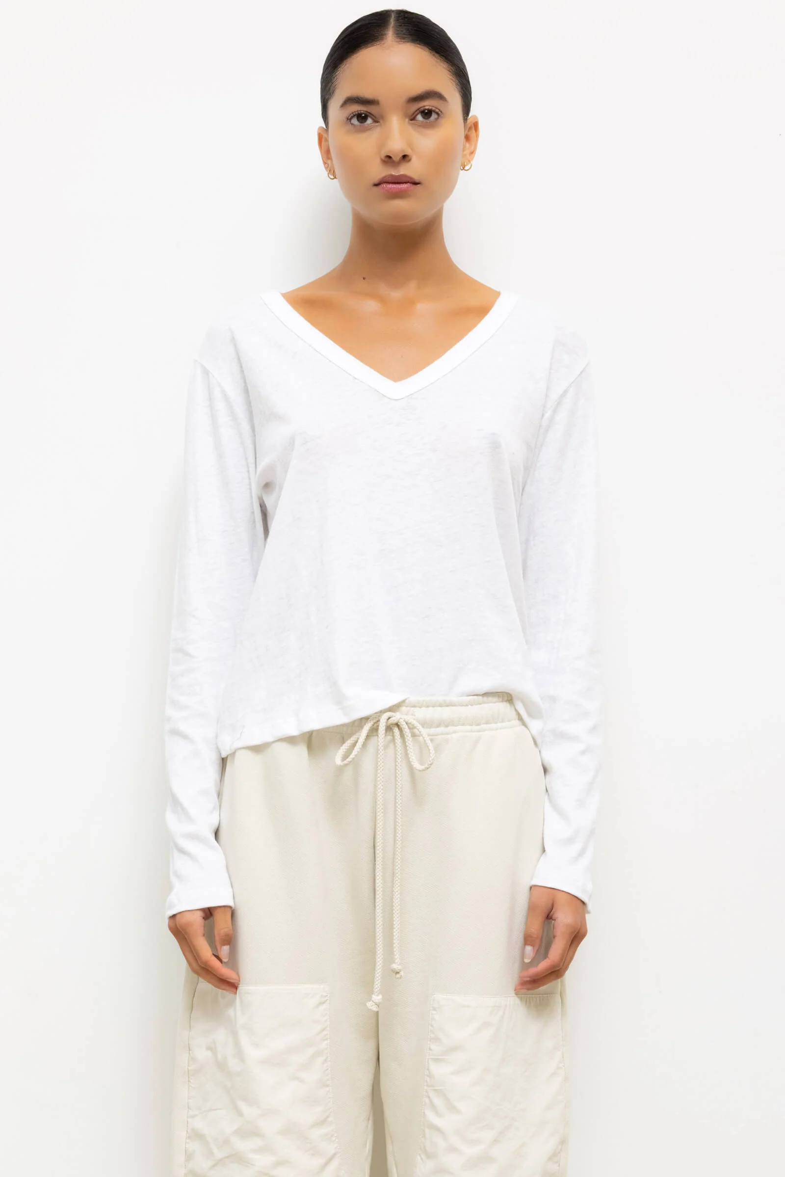 Leset - Laura V Neck Long Sleeve