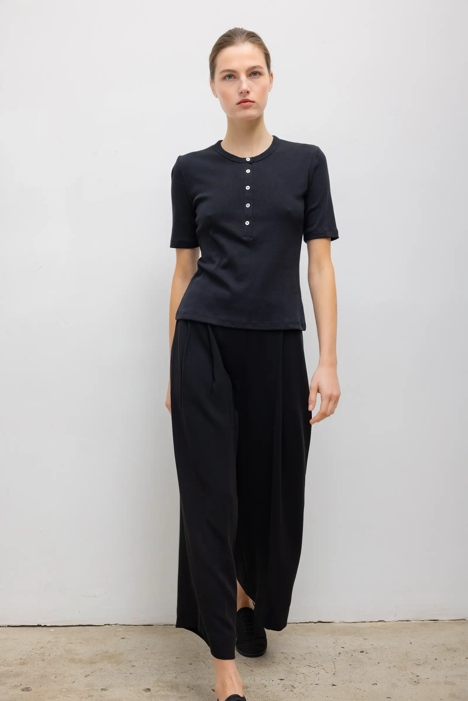 Leset - Nando Short Sleeve Henley - Image 3