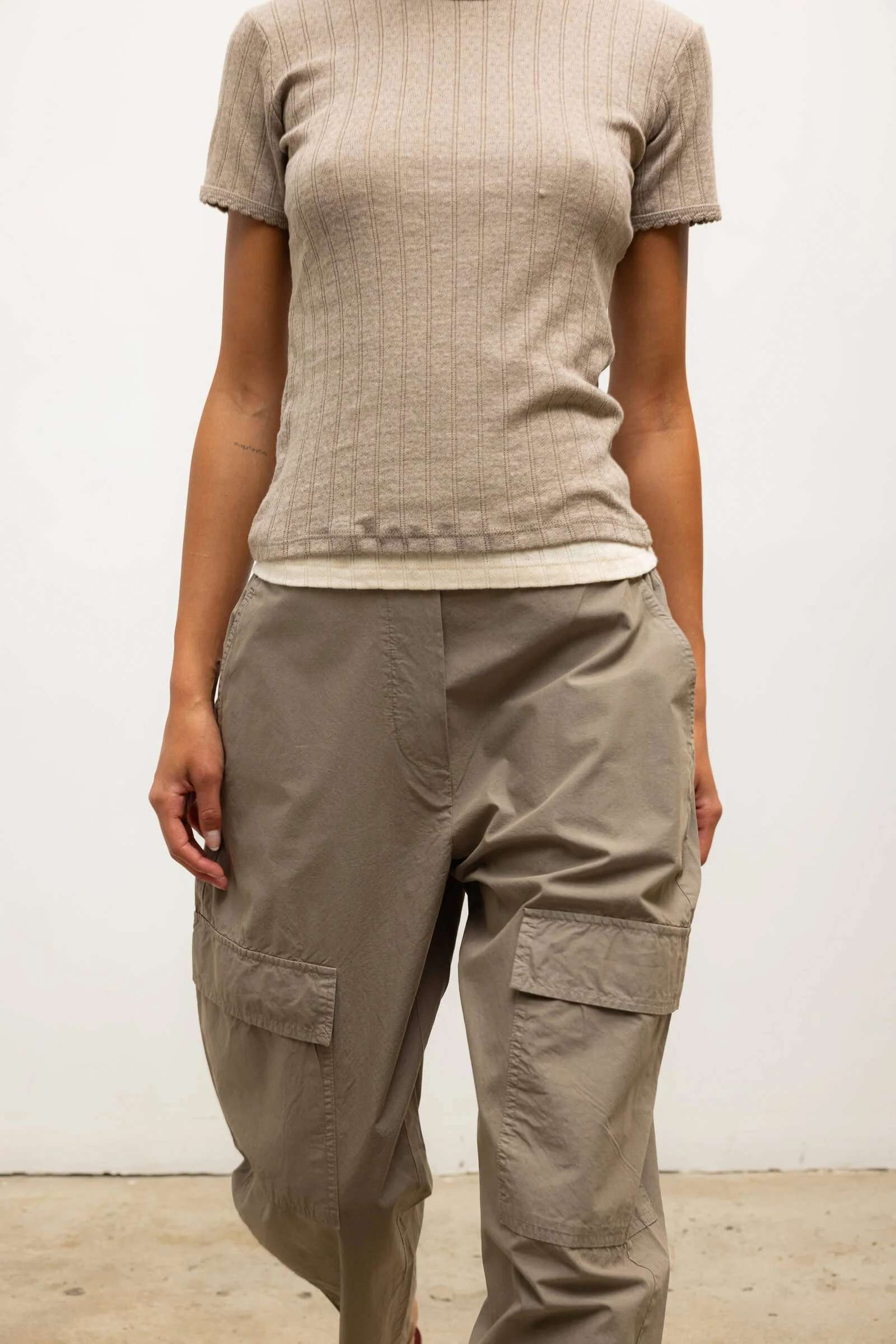 Leset - Pointelle Slim Fit Tee - Image 11