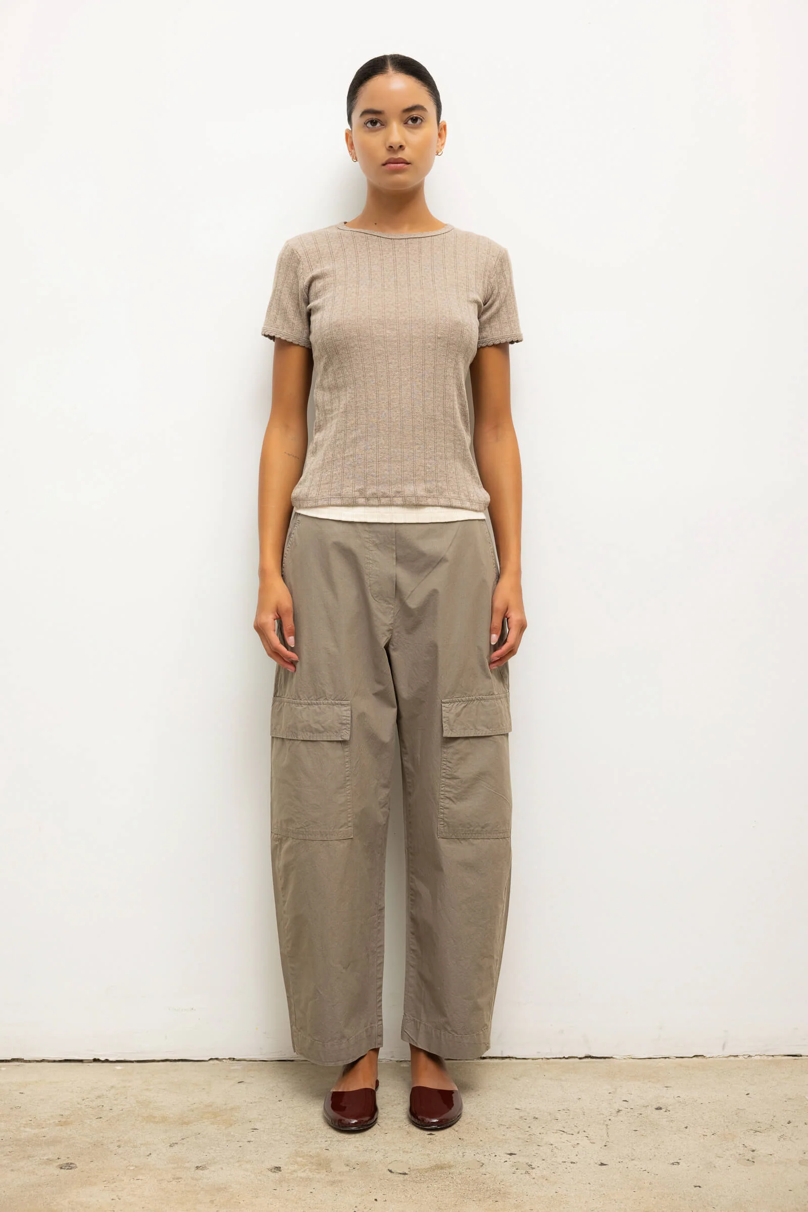 Leset - Pointelle Slim Fit Tee - Image 9