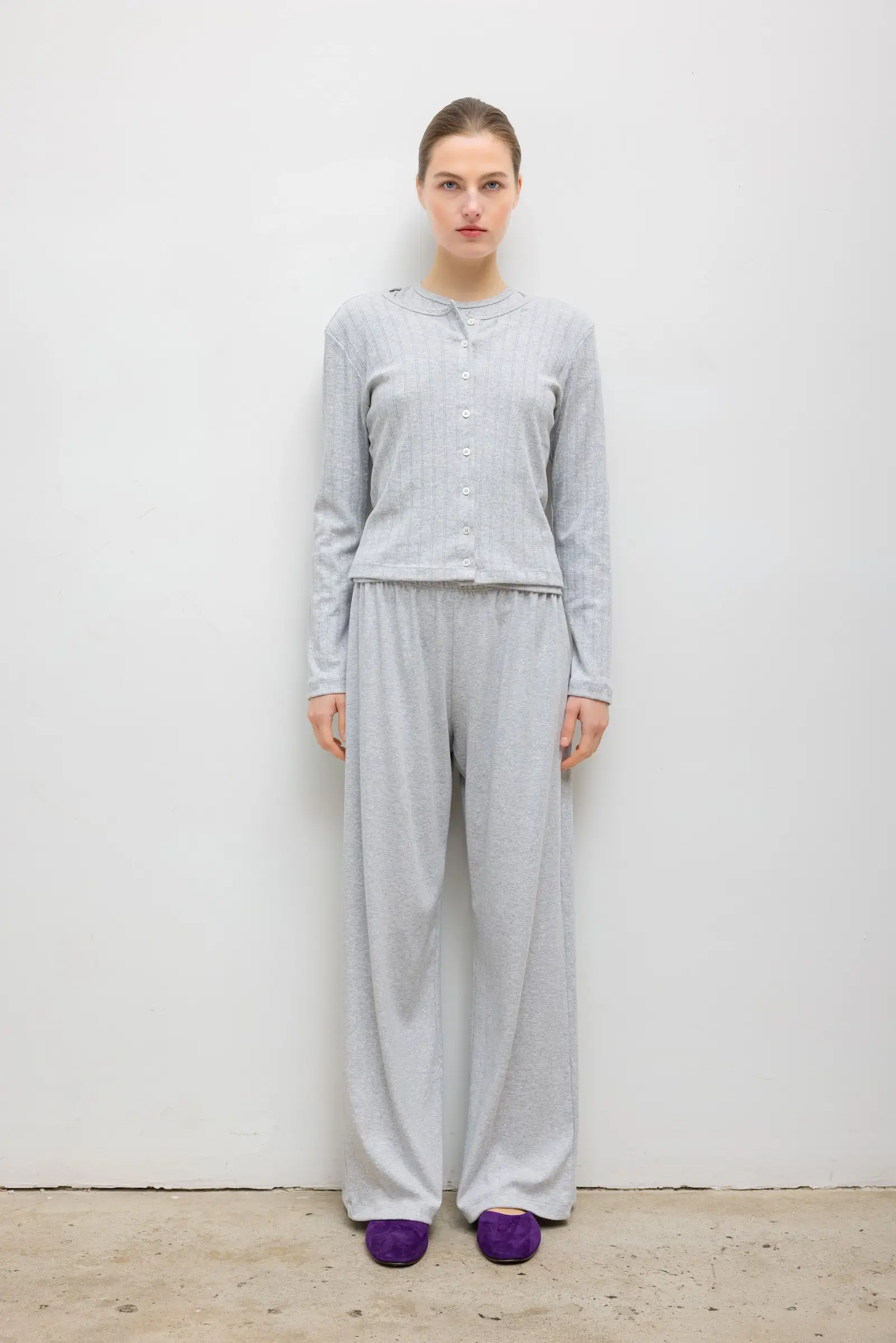 Leset - Pre - Order: Pointelle Classic Cardigan II - Image 2