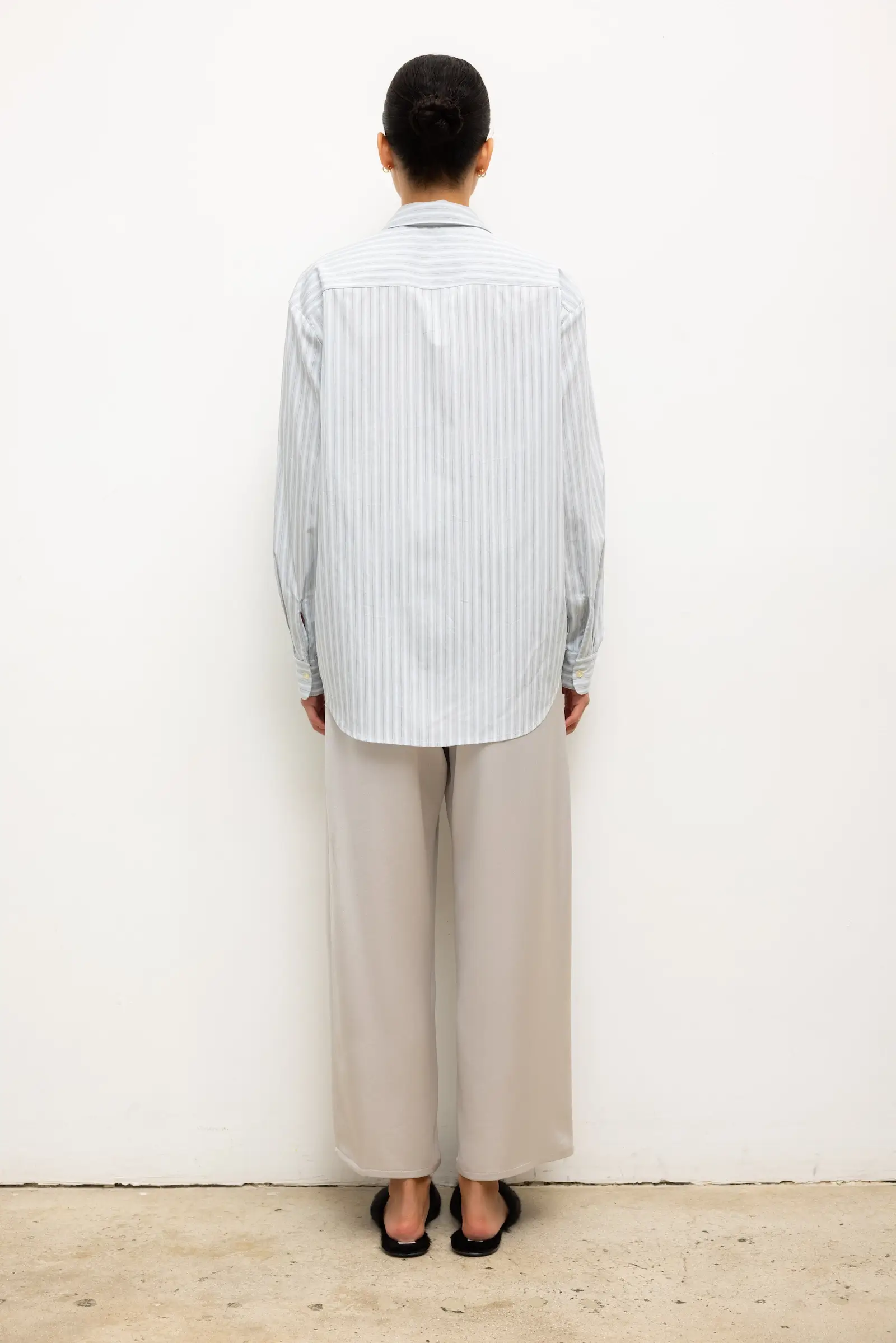 Leset - Pre - Order: Yoshi Stripe Classic Oversized Button Down - Image 7