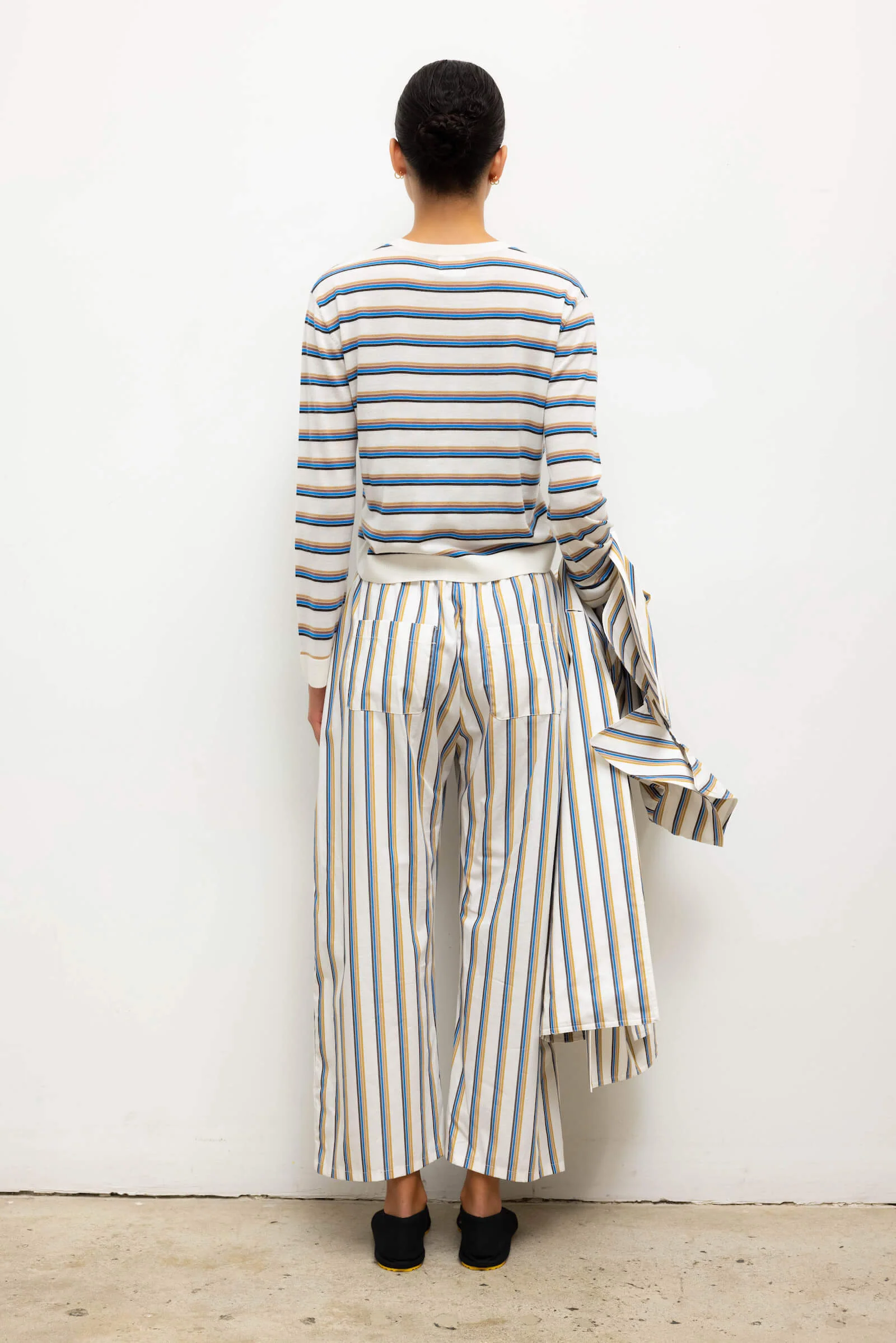 Leset - Pre - Order: Yoshi Stripe Crop Drawstring Pant - Image 6