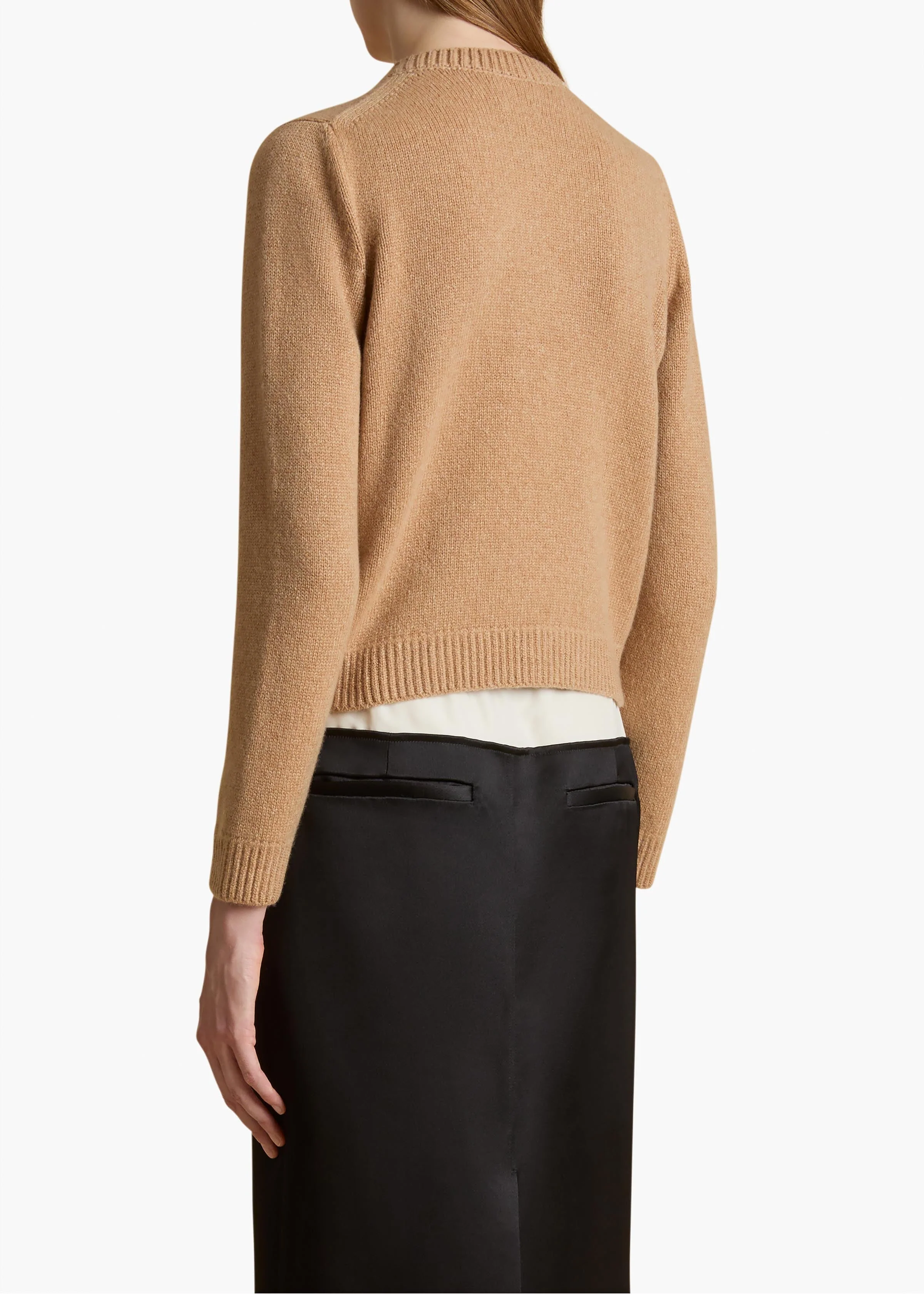Khaite - Leta Sweater in Biscotti - Image 4