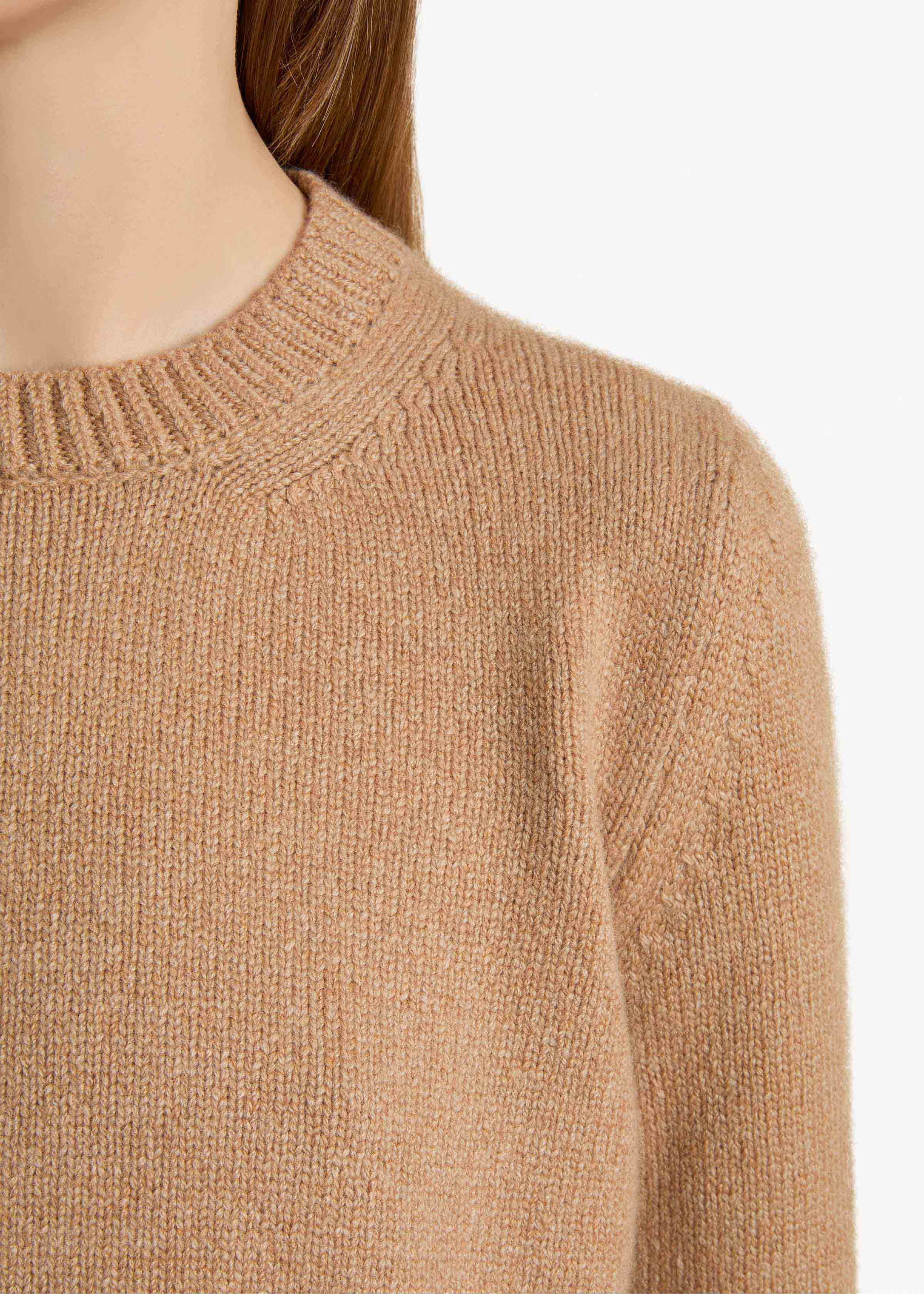 Khaite - Leta Sweater in Biscotti - Image 6