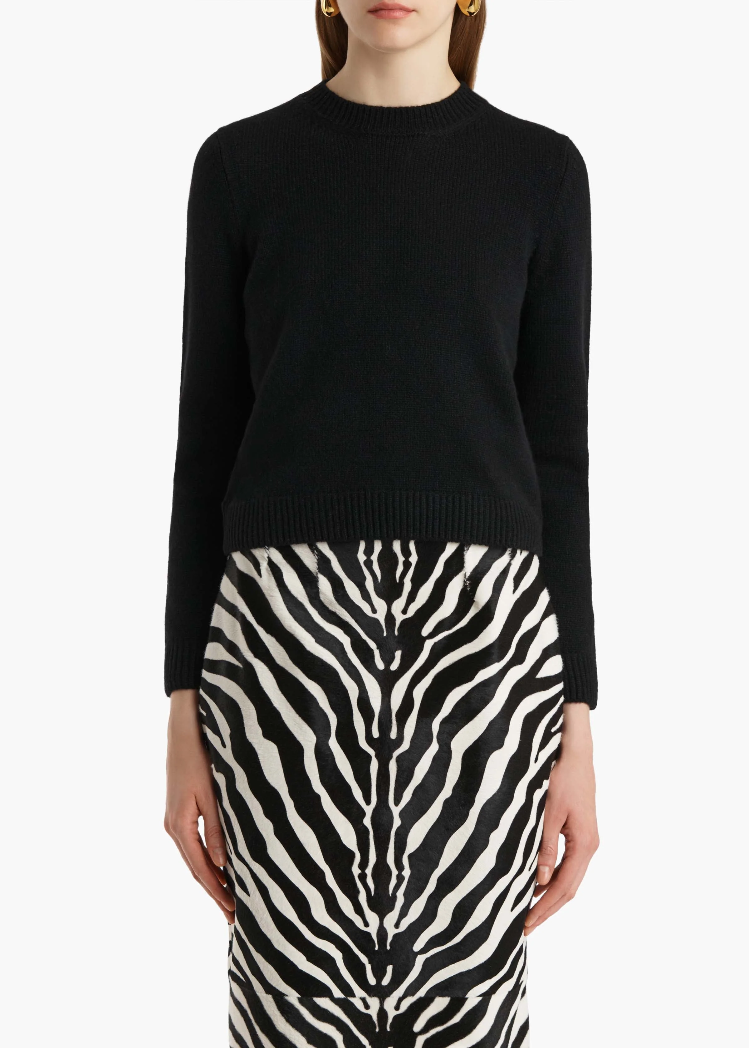 Khaite - Leta Sweater in Black - Image 3