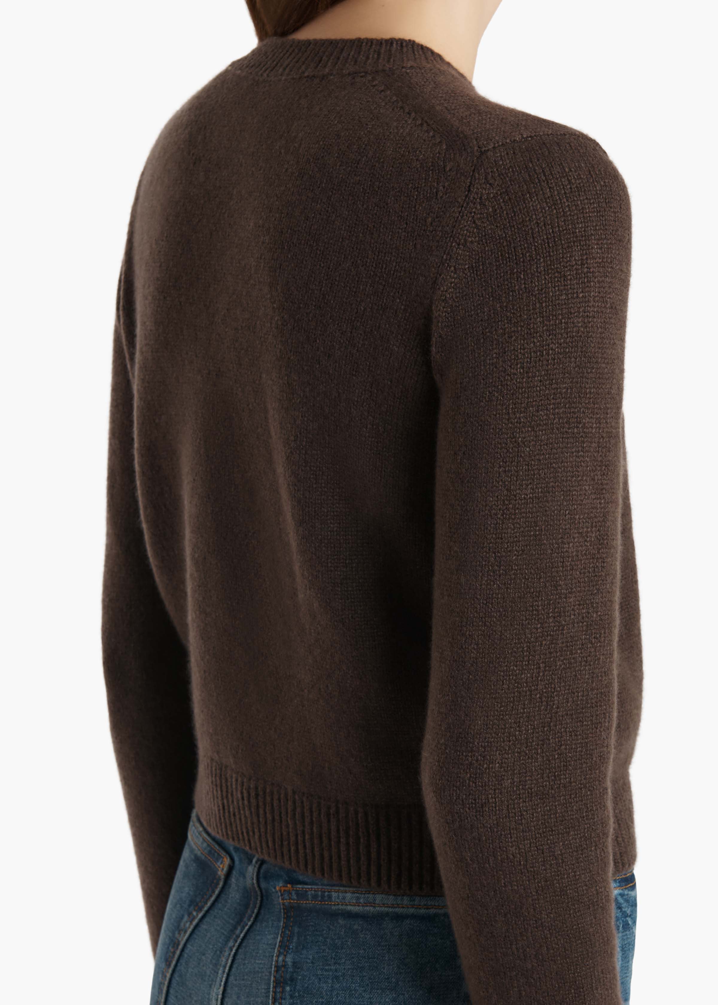 Khaite - Leta Sweater in Coffee - Image 13